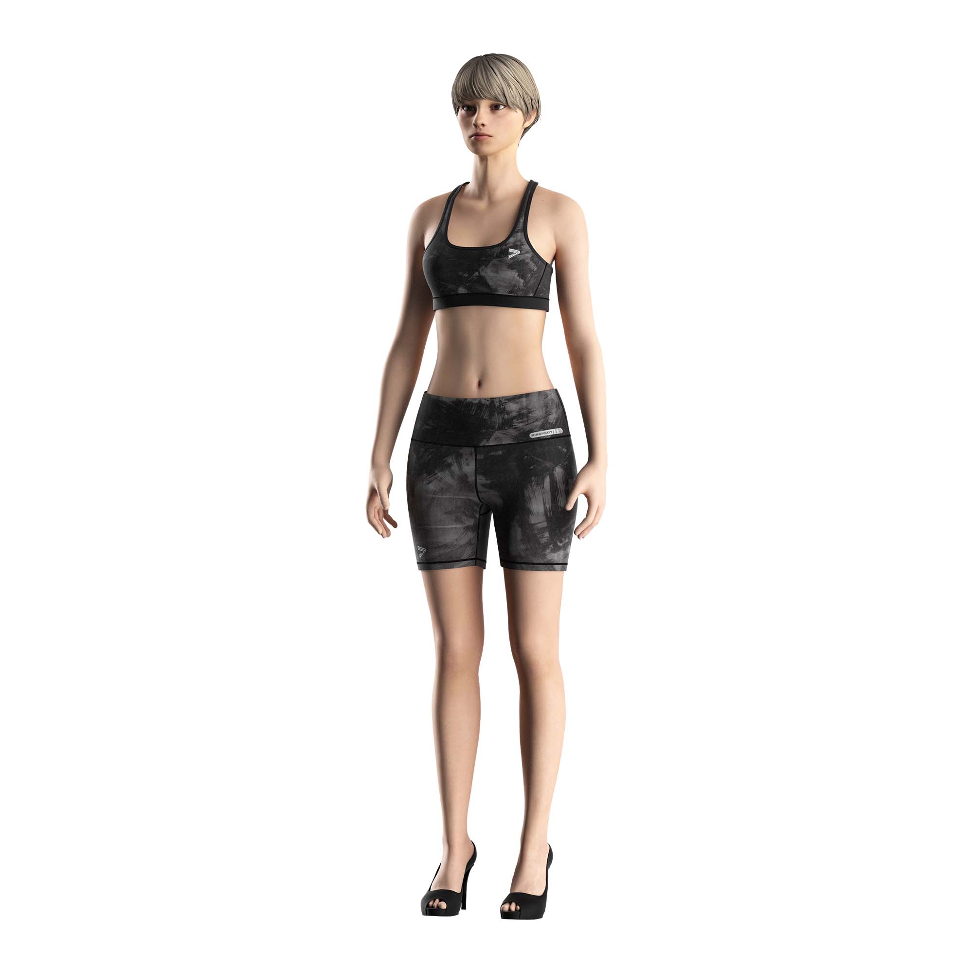 
                Rise Compression Shorts Black Camouflage Activewear ODM Wholesale