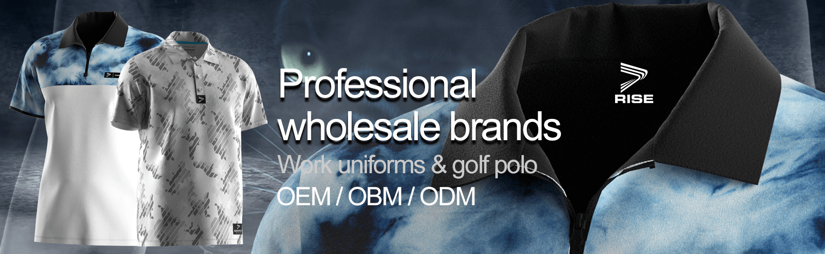 Professional work uniforms and golf polo wholesale brands