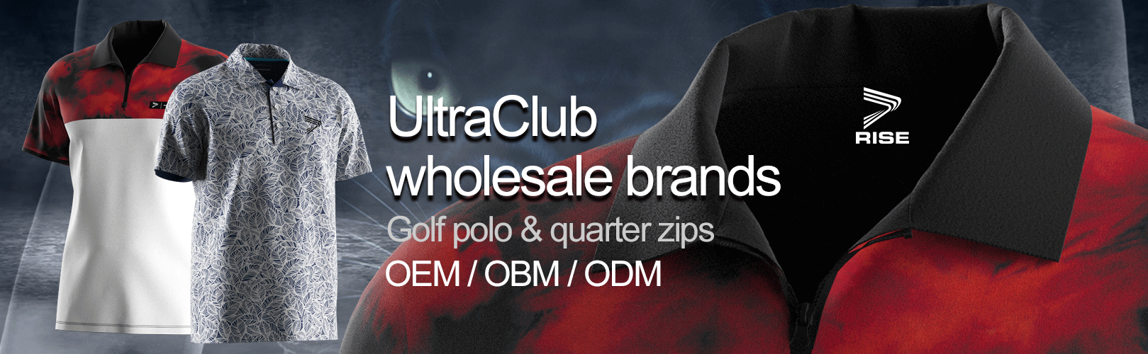 UltraClub-golf polo wholesale brands and golf q zips wholesale brands