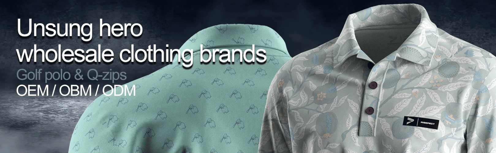 Unsung hero wholesale clothing brands-golf polo & q zip wholesale brands