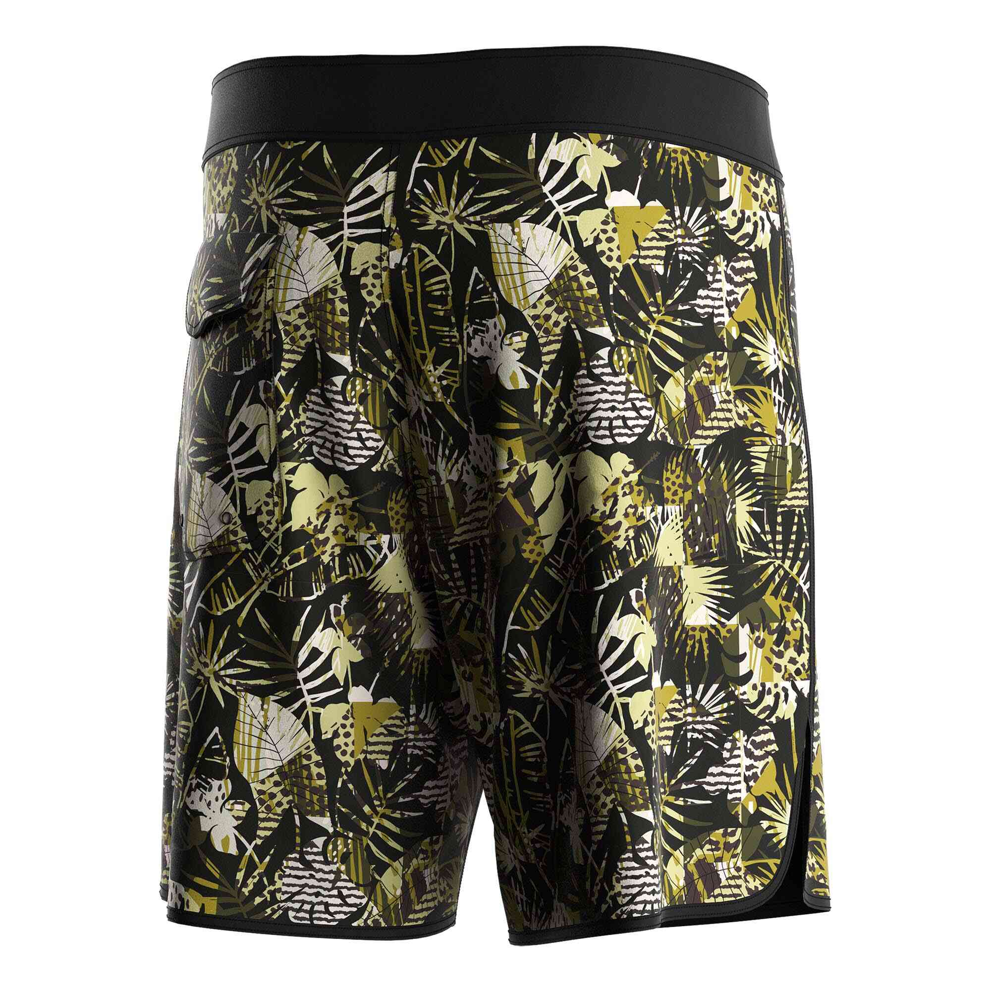 
                Rise Swimwear Drawstring Board Shorts Tropical Wholesale Men