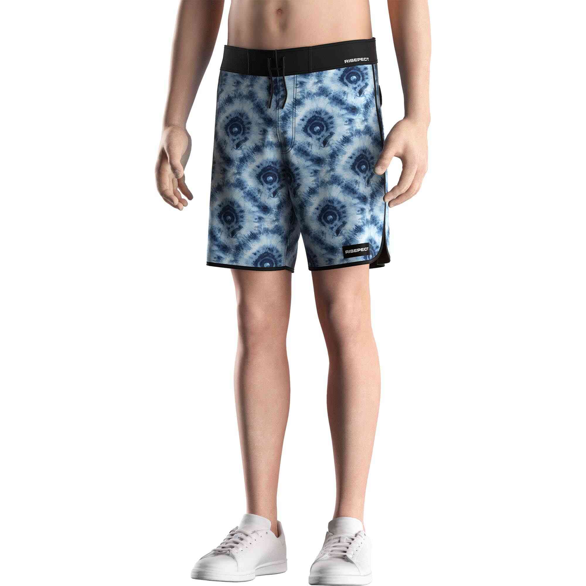 
                Unisex Board Shorts Blue Eyes Design Surf School Shorts Manufacturer