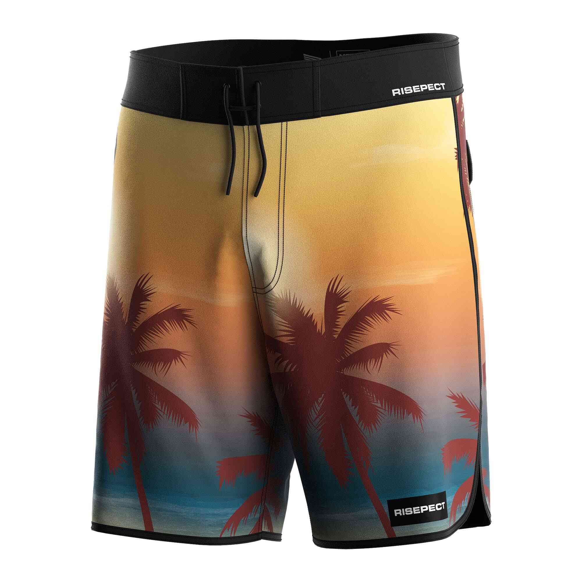 
                Brand Board Shorts Unisex ODM Surf Sea Dusk Pattern Quick-dry Shorts