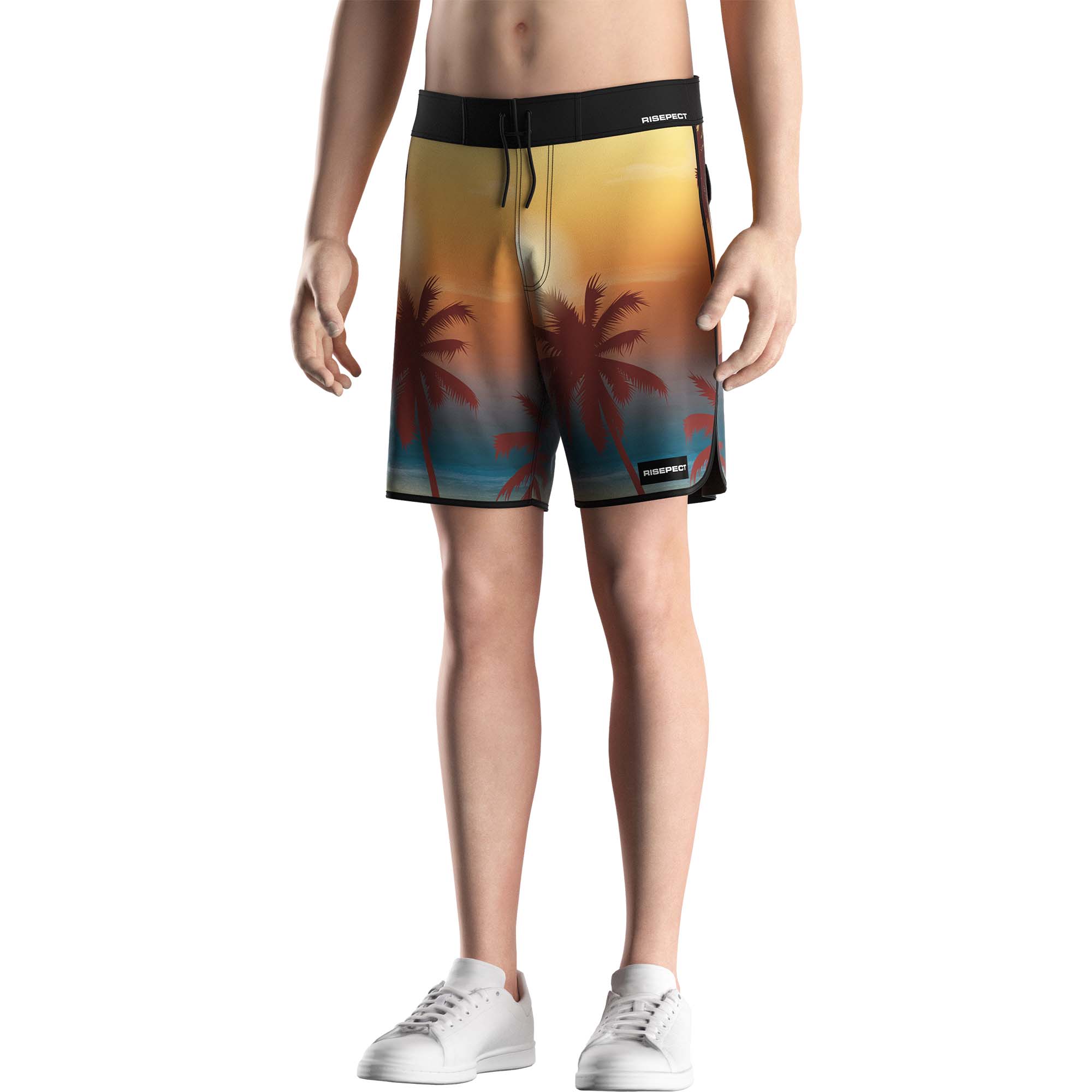 
                Brand Board Shorts Unisex ODM Surf Sea Dusk Pattern Quick-dry Shorts