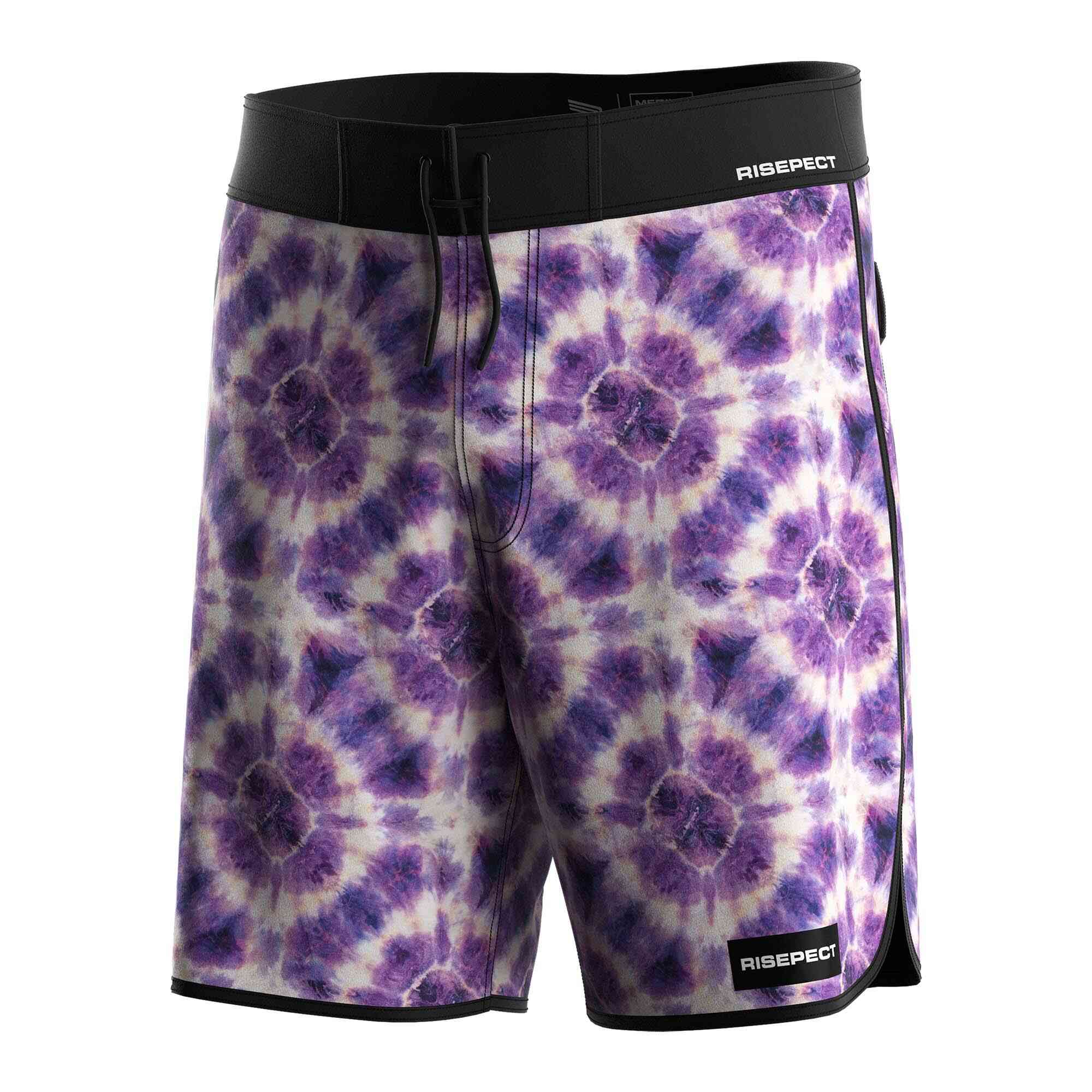 
                Wholesale Unisex Surf Board Shorts Patterns Quick-dry Purple Shorts