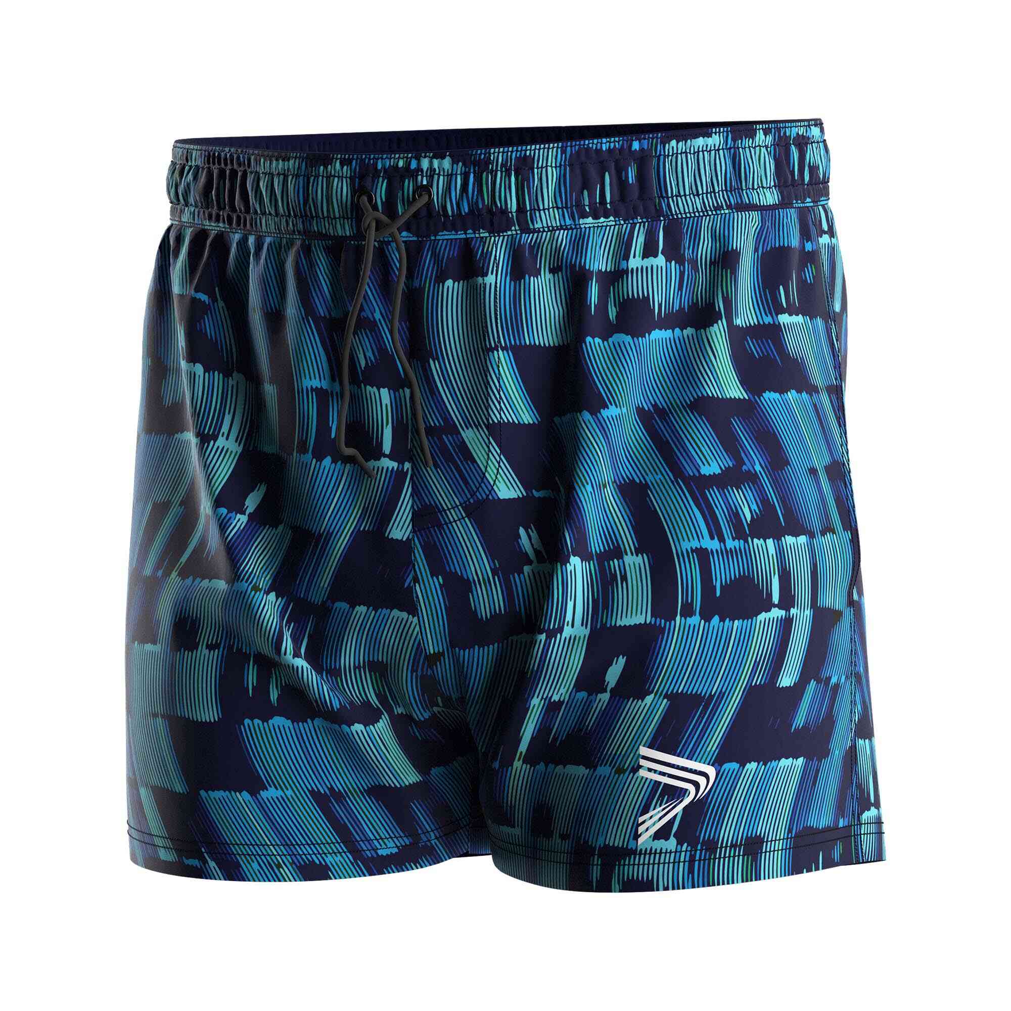 
                Rise swimwear wholesale 3 inch mens swim trunks deformed plaid