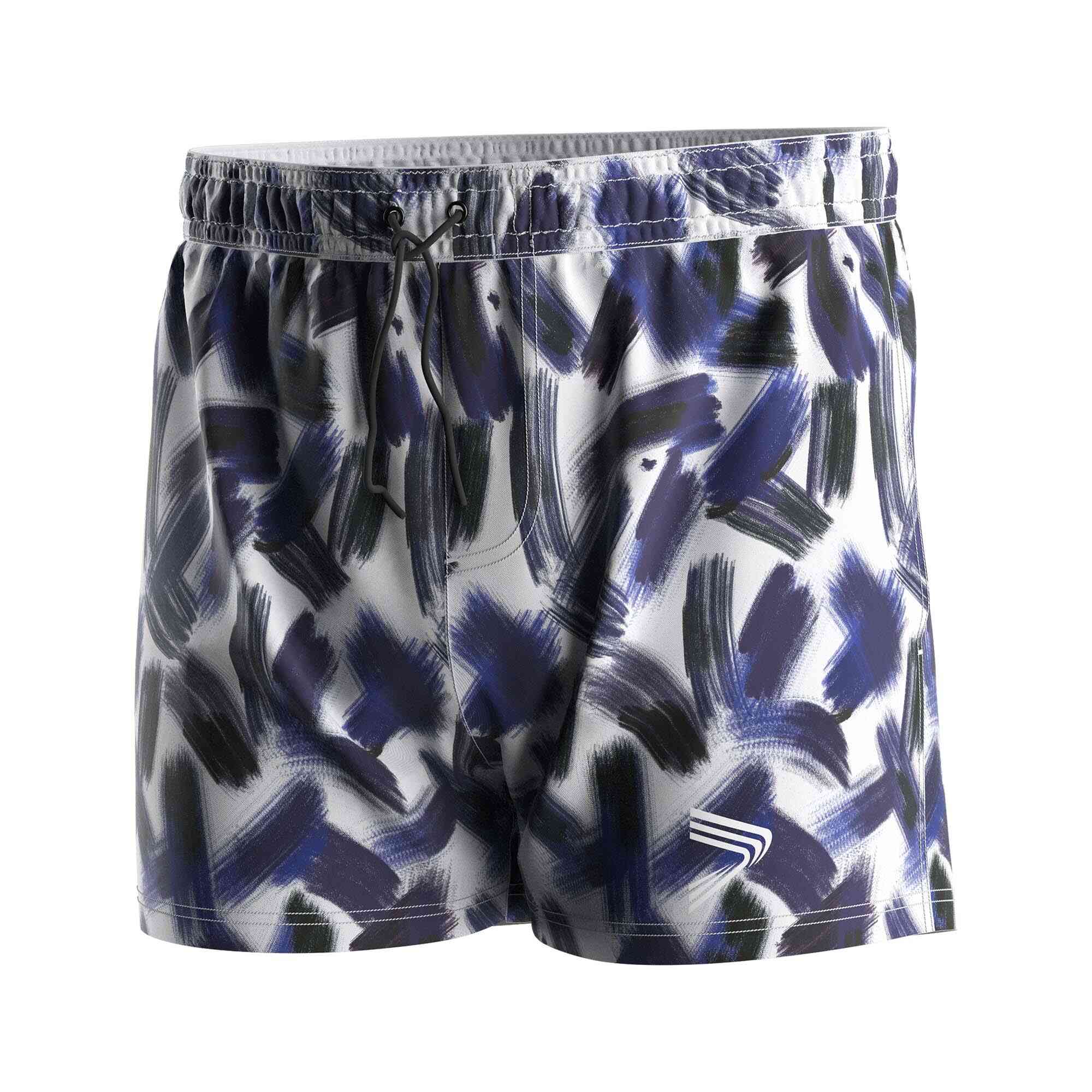 
                Rise swimwear wholesale 3inch swim board shorts men purple camou