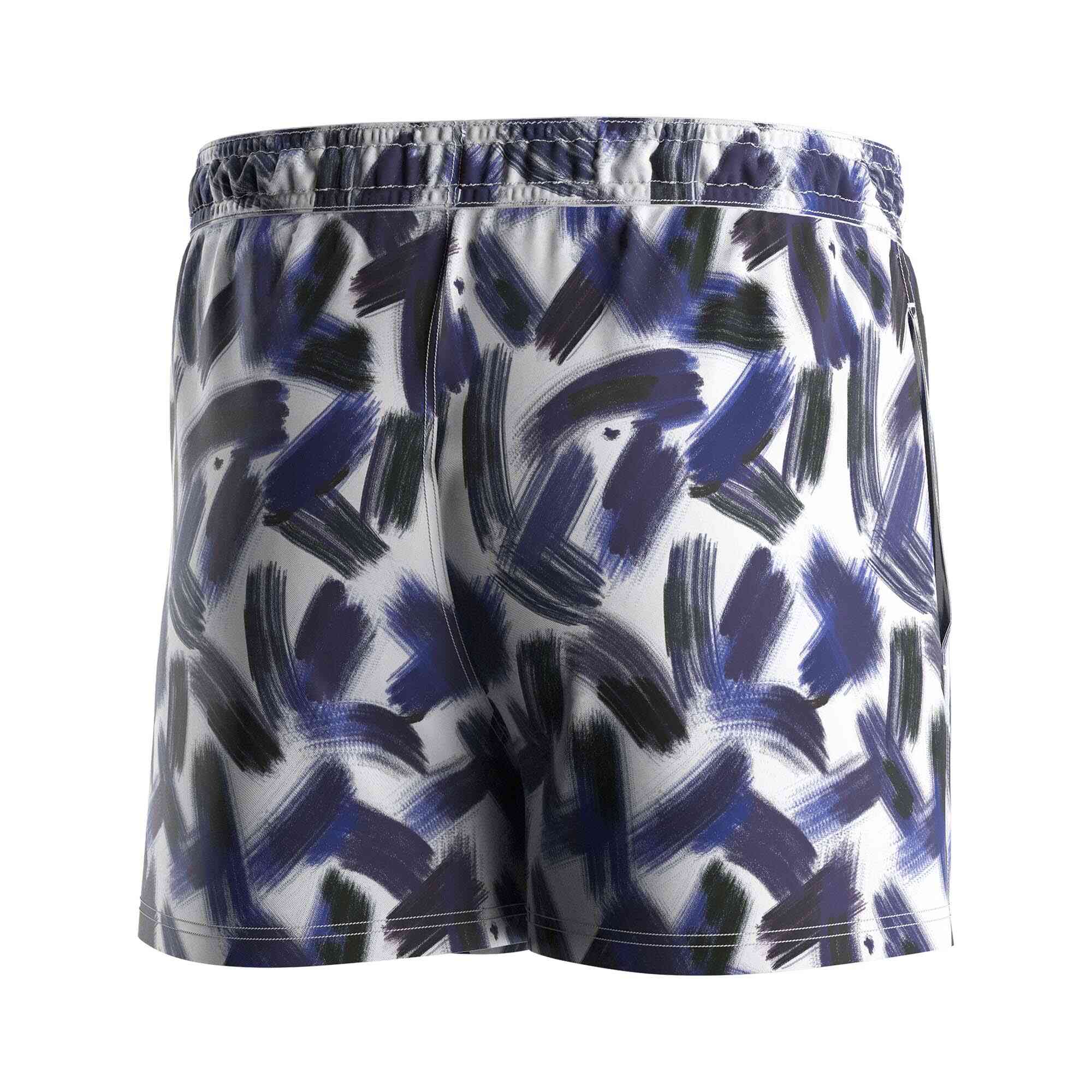 
                Rise swimwear wholesale 3inch swim board shorts men purple camou