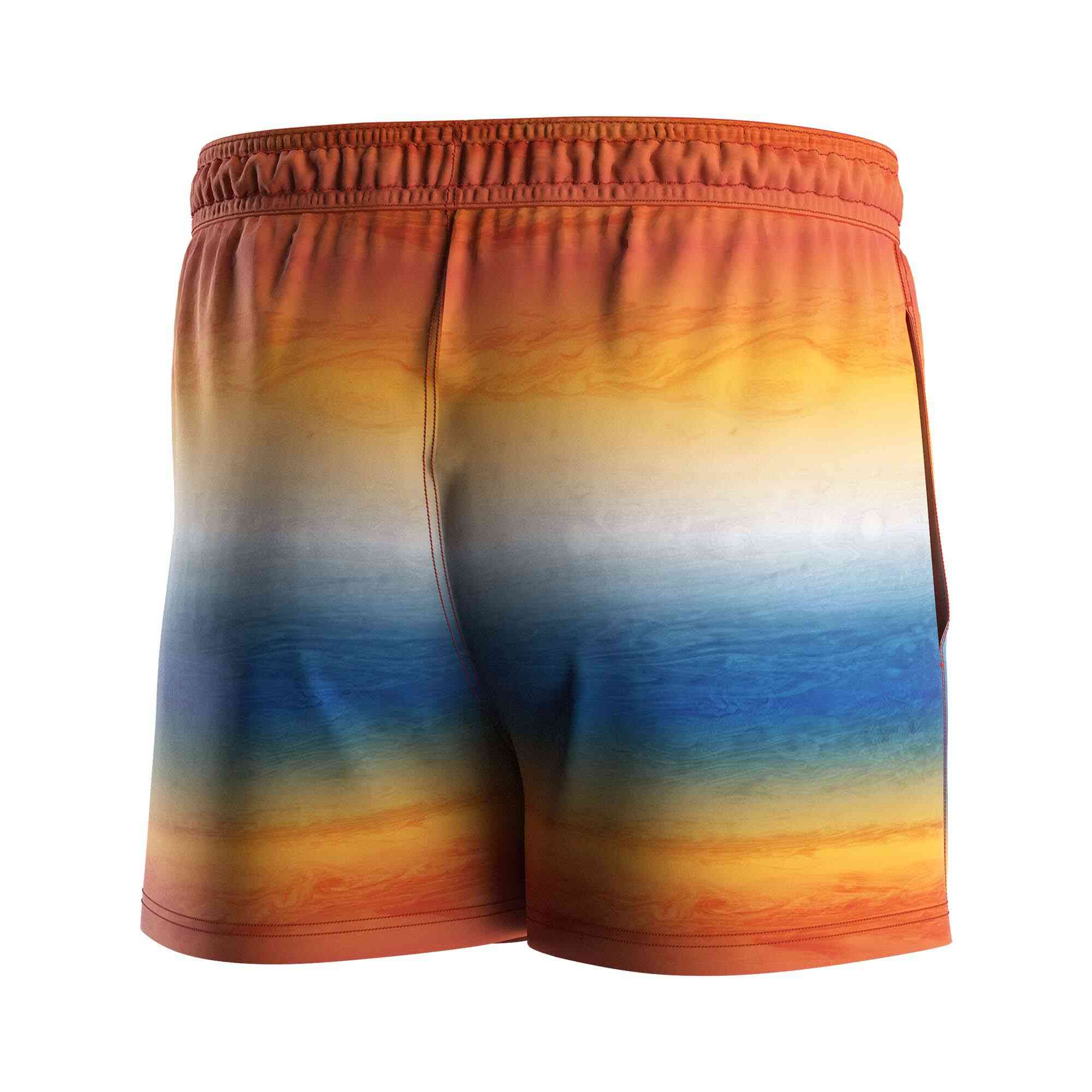 
                Rise swimwear wholesale hawaiian swimming shorts 3inch men layered beer