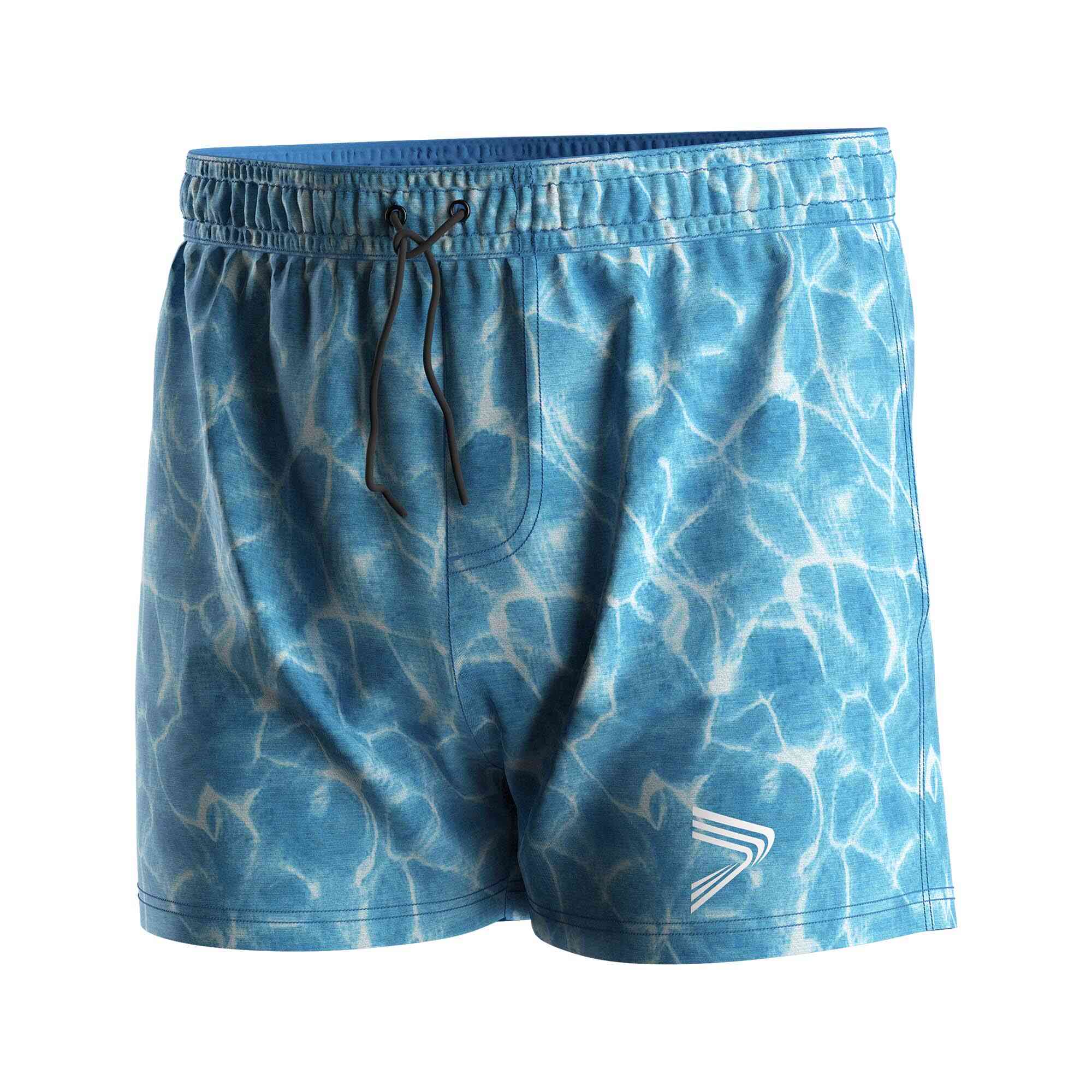 
                Rise swimwear wholesale men's swim trunks 3inch inseam sparkling water