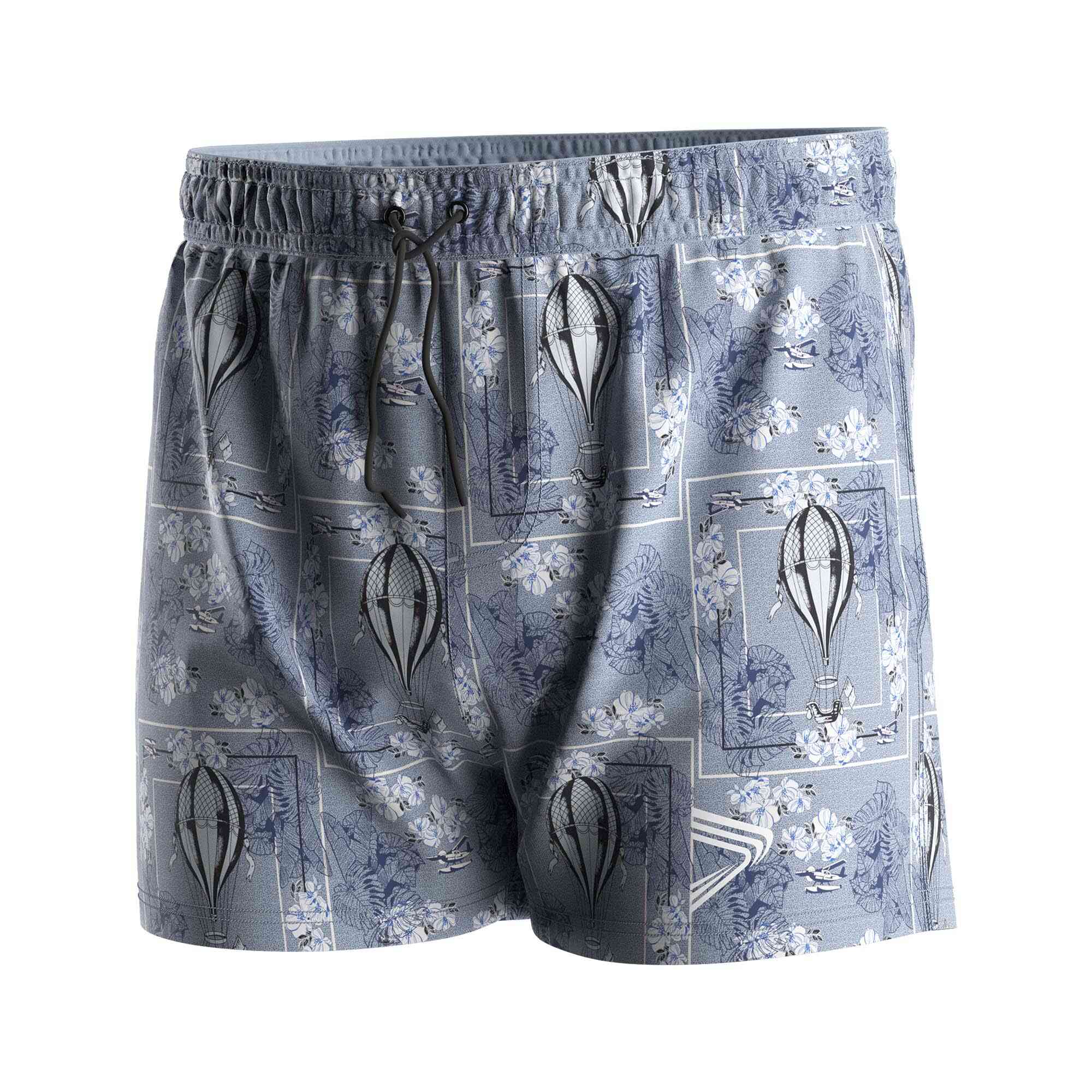 
                Rise swimwear wholesale mens 3inch inseam swim trunks hot air balloons