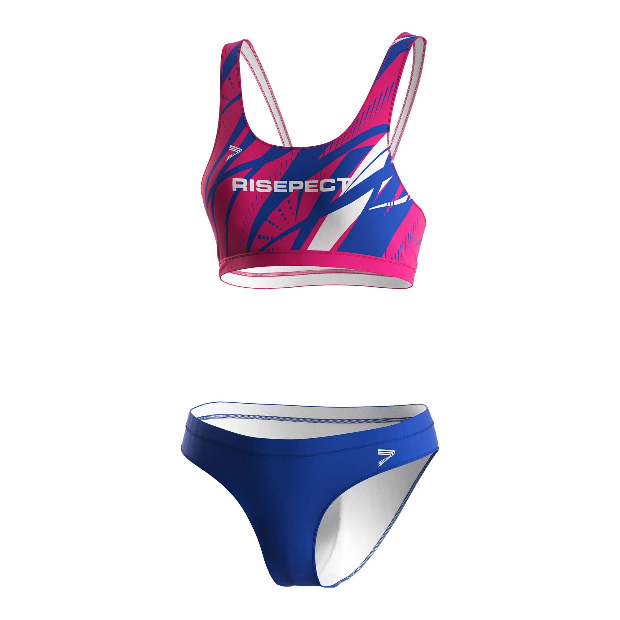 Rise swimsuits pro tankini sublimated speed and passion front view