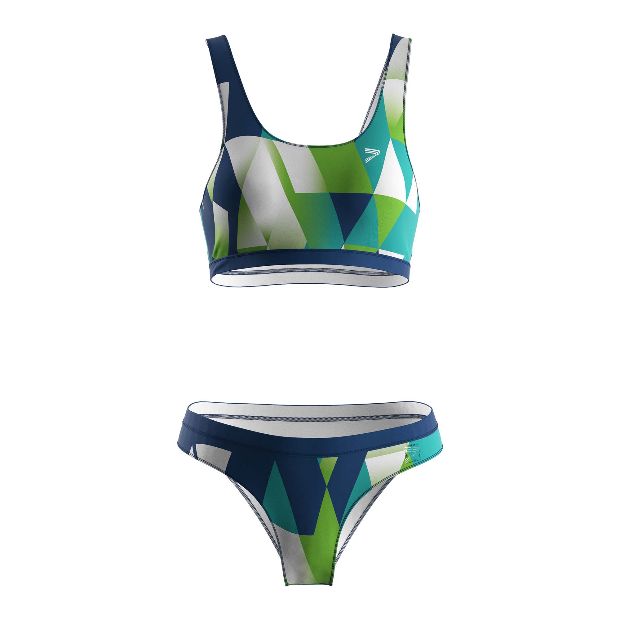 
                Rise swimsuits plus size tankini vibrant 3d sublimated