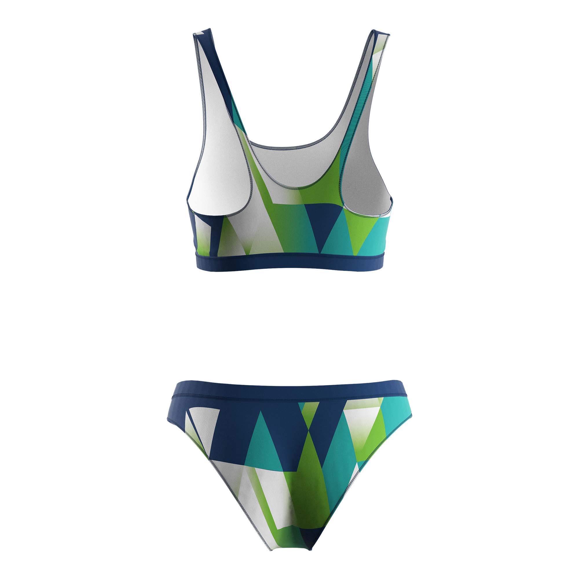 
                Rise swimsuits plus size tankini vibrant 3d sublimated
