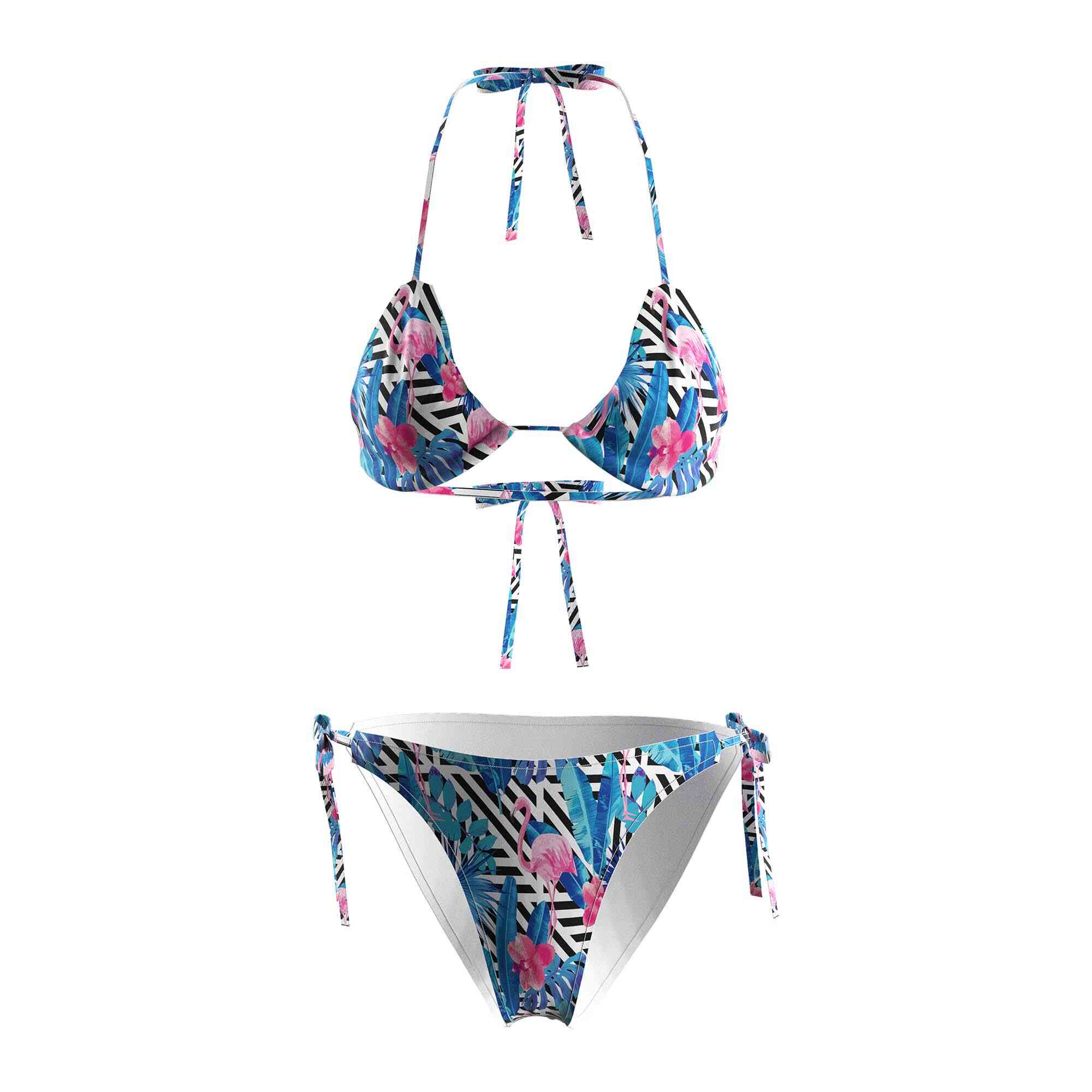 
                Wholesale Beach String Bikini Flamingo Vibrant Bikini ODM Fashion