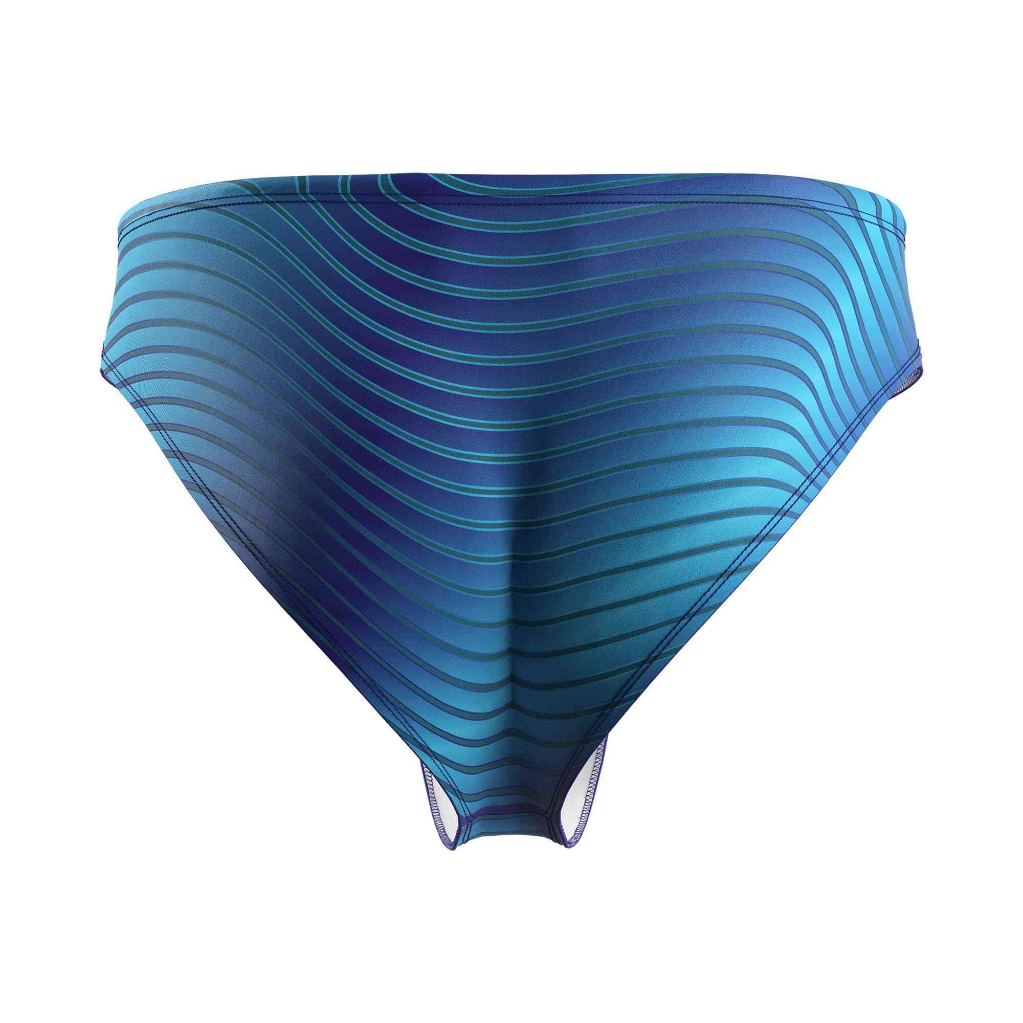 
                Bright Stripes Swim Briefs Polo Swimsuits Wholesale Rise Swimsuits