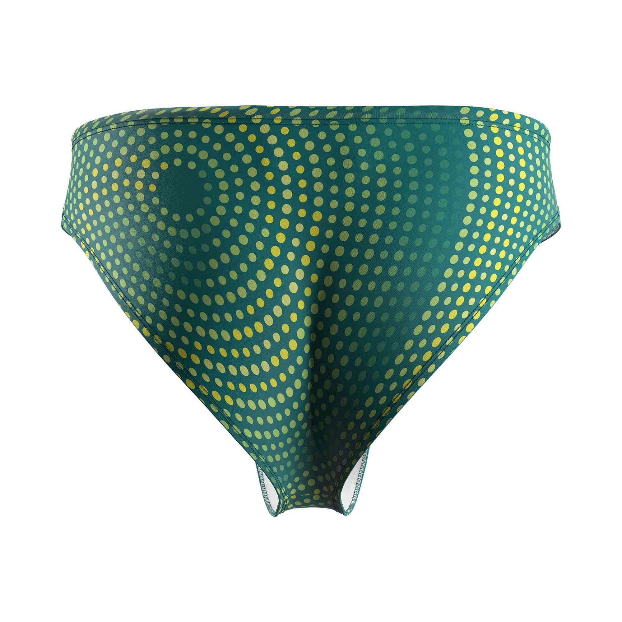 
                Customized Swim Briefs Vortex Pattern Water Polo Swim Suit Wholesale