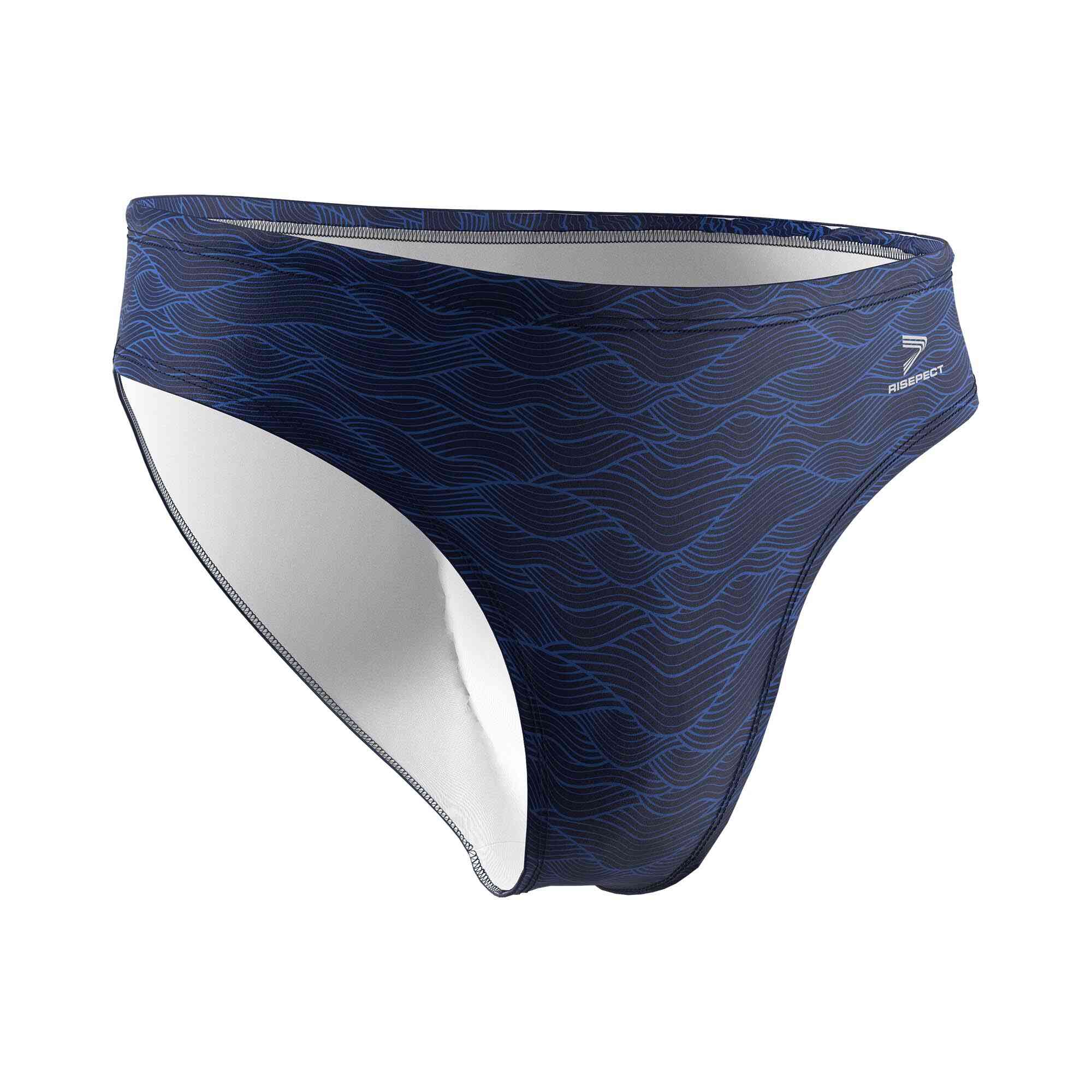 Japanese pattern Qinghai wave best water polo suits wholesale front view