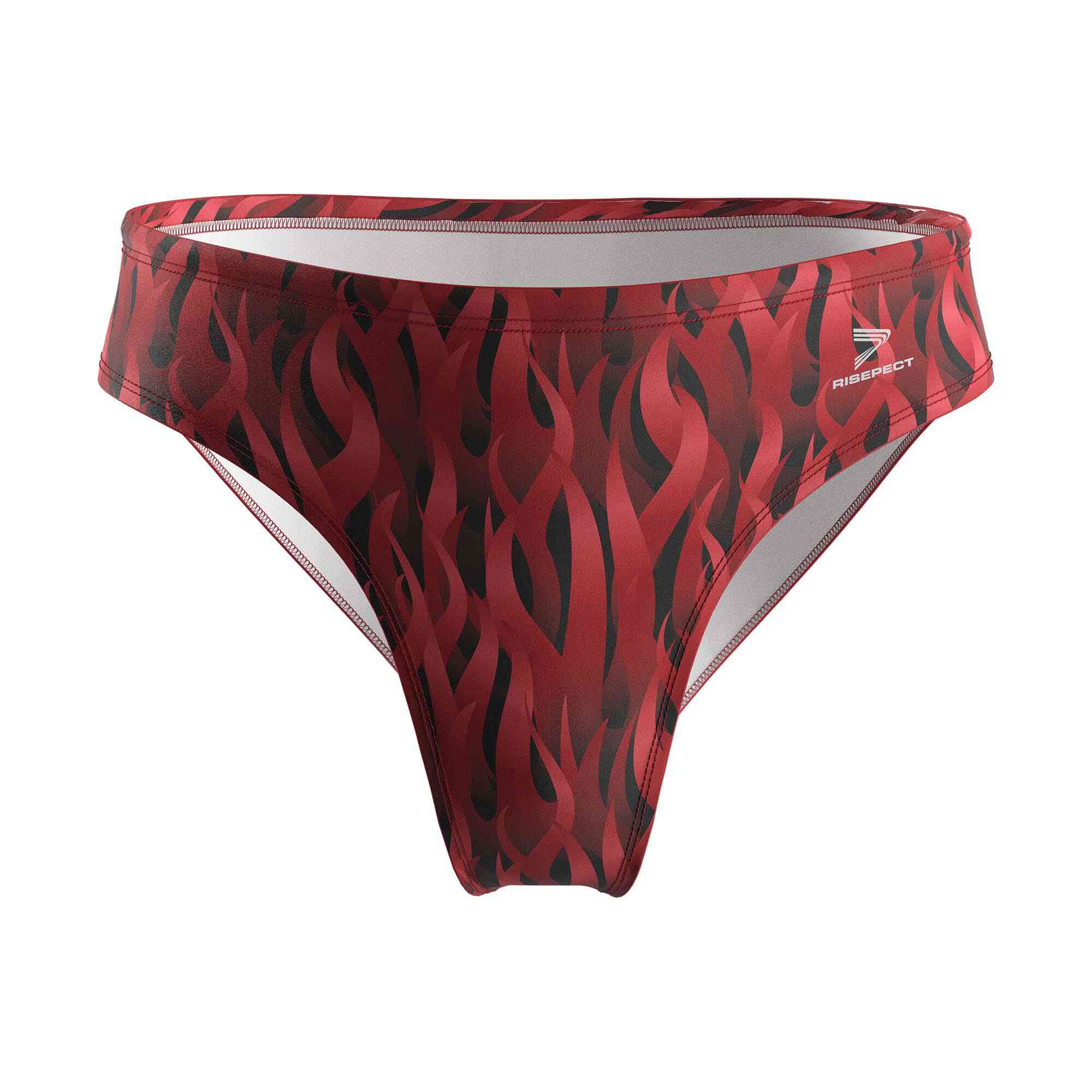 
                Sexy Flame Swim Briefs Water Polo Suits Wholesale Rise Swimsuits