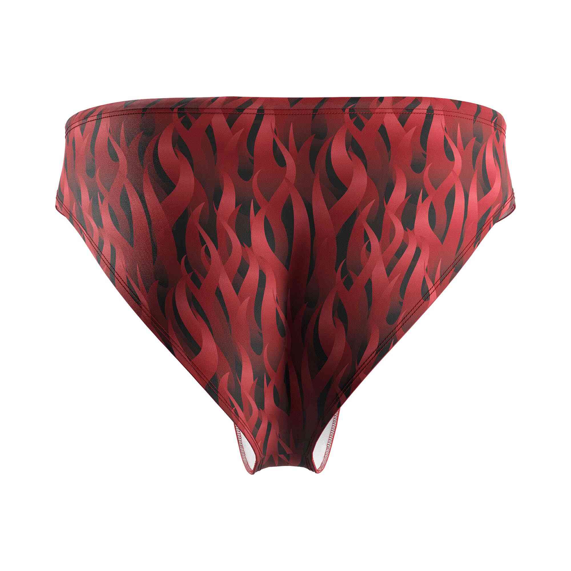 
                Sexy Flame Swim Briefs Water Polo Suits Wholesale Rise Swimsuits