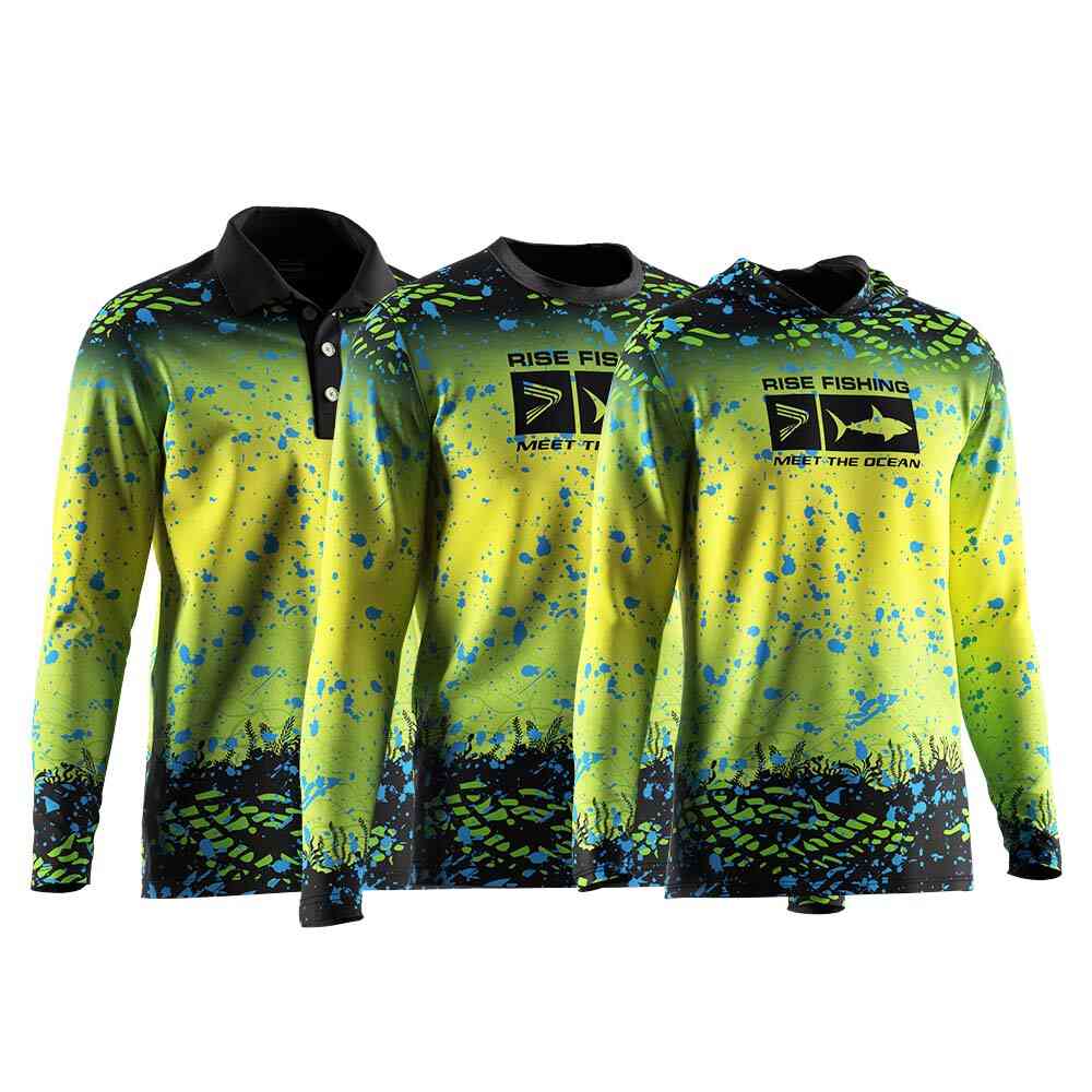 
                3 piece waterproof fishing suit polo shirts ls shirts hoodies wholesale