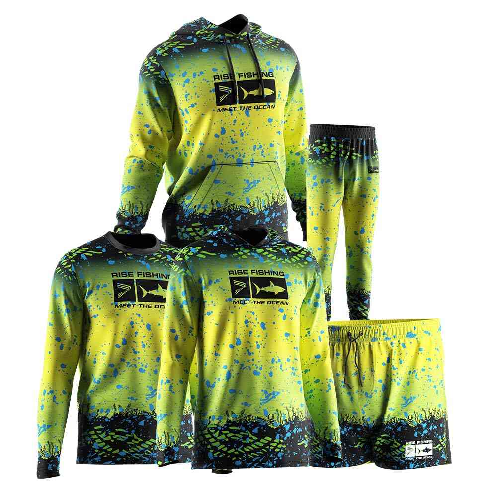 
                5 piece fishing suit pullover hoodies jogger pants ls shirts hoodies 3inch shorts wholesale