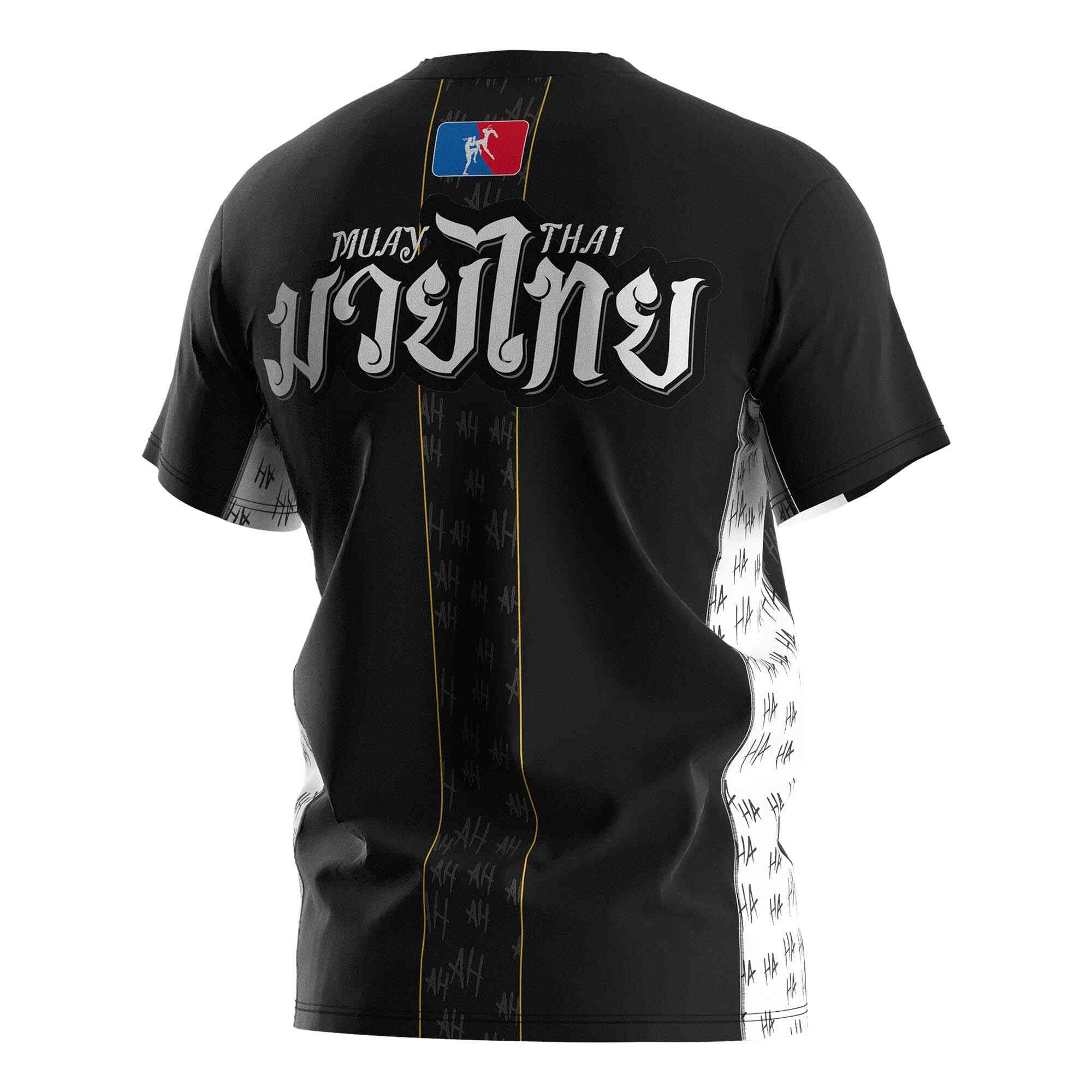 
                Thai tshirts boxing shirt wholesale performance tee tiger fight black