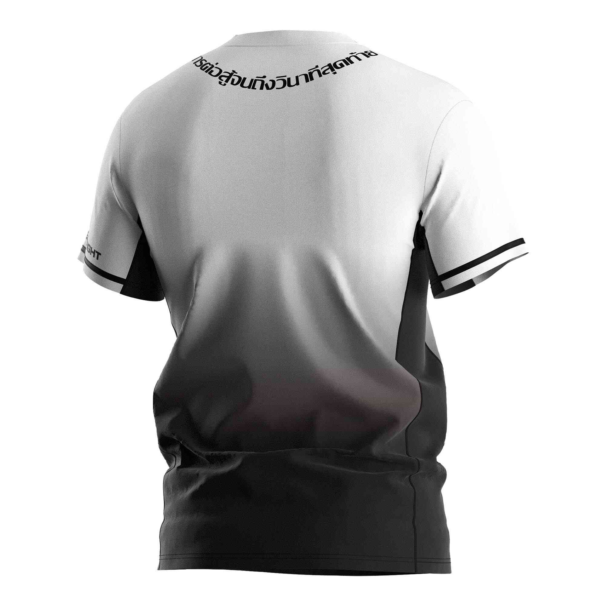 
                Muay Thai top shirts wholesale performance tee python gradient
