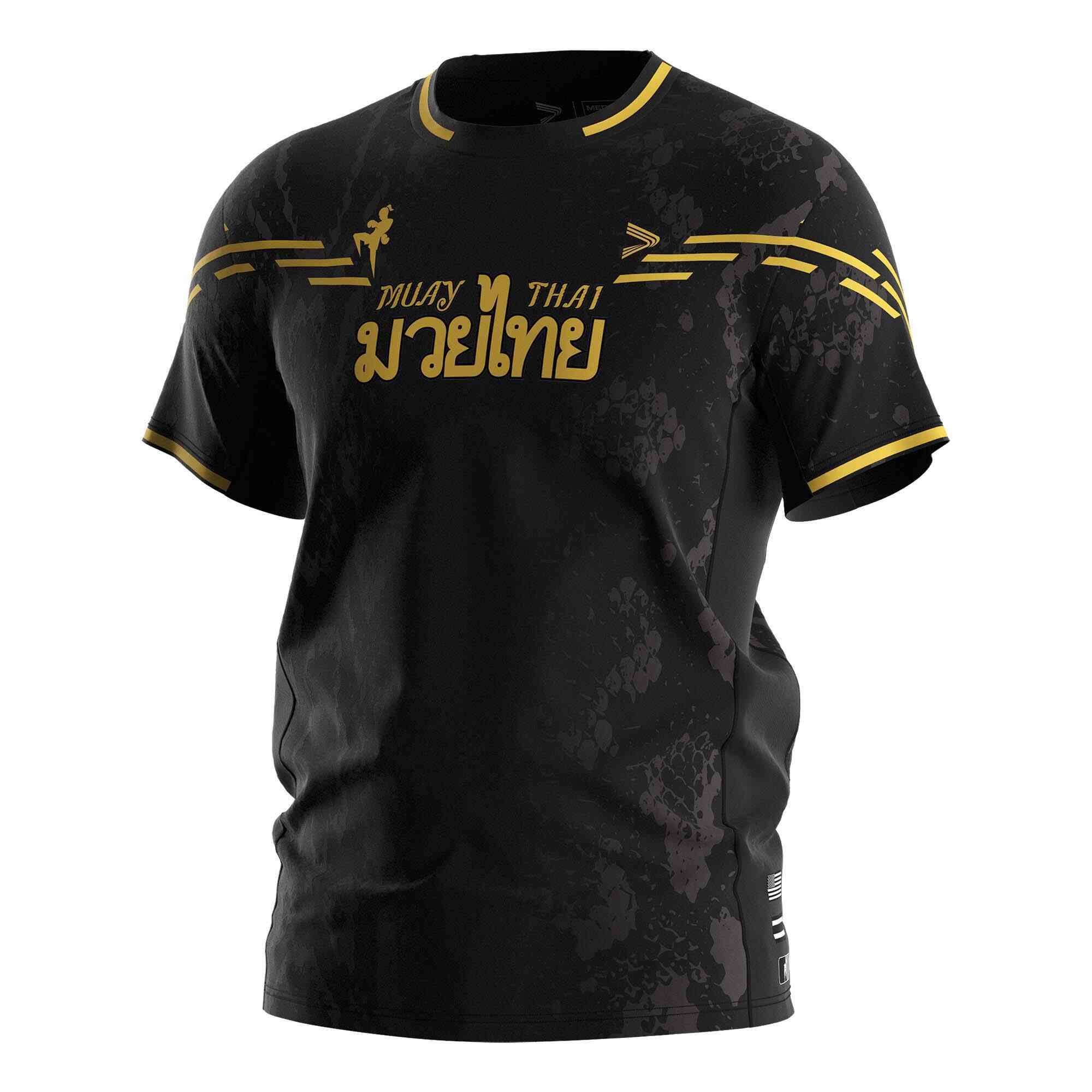 
                Thai tshirt boxing tee wholesale performance tee Rise fightwear