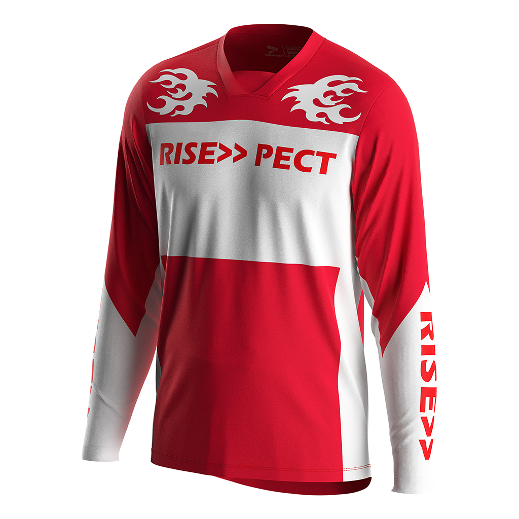 
                Wholesale red RISE Racing motorcycle jersey