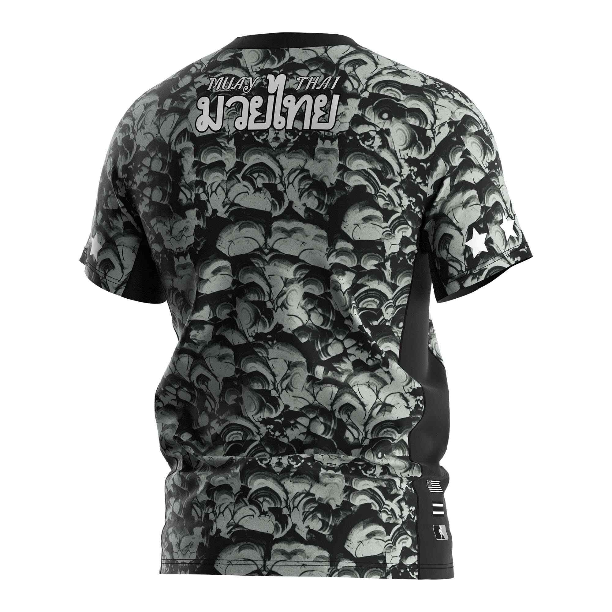 
                Custom fight shirt Muay Thai performance tee dark world