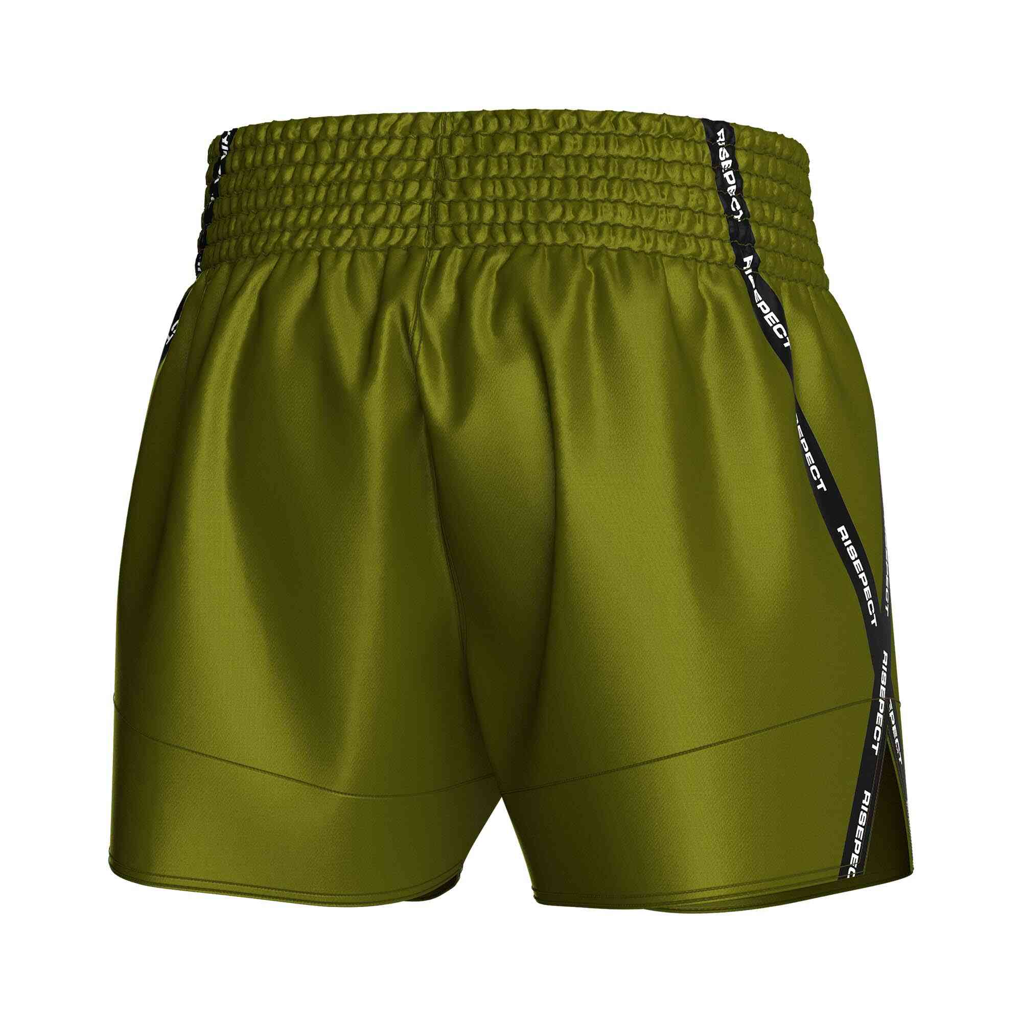 
                Green popular Muay Thai shorts wholesale Rise Muay Thai shorts