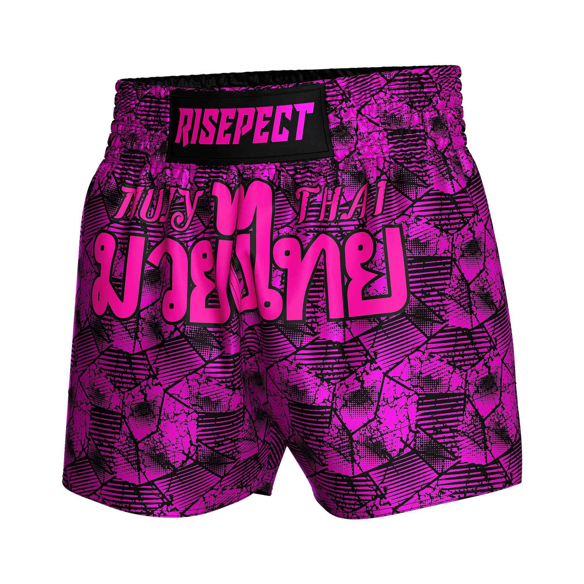 
                Purple camouflage popular Muay Thai shorts wholesale Rise Muay Thai shorts