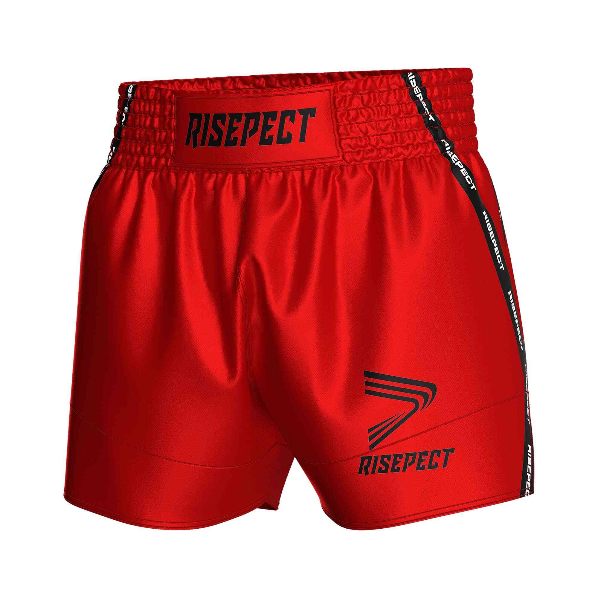 
                Red popular Muay Thai shorts wholesale Rise Muay Thai shorts