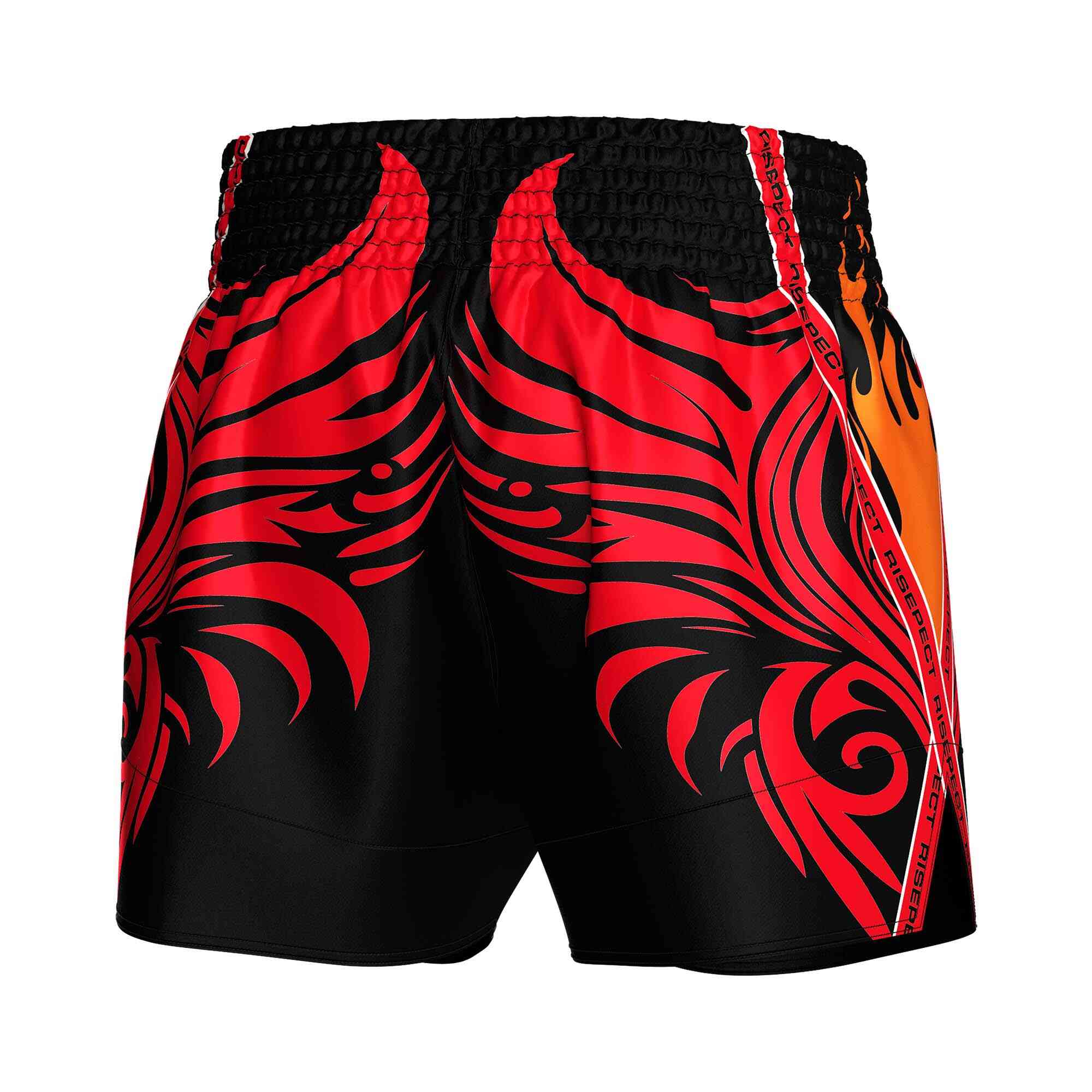 
                Red wings sublimated popular Muay Thai shorts Rise Muay Thai shorts