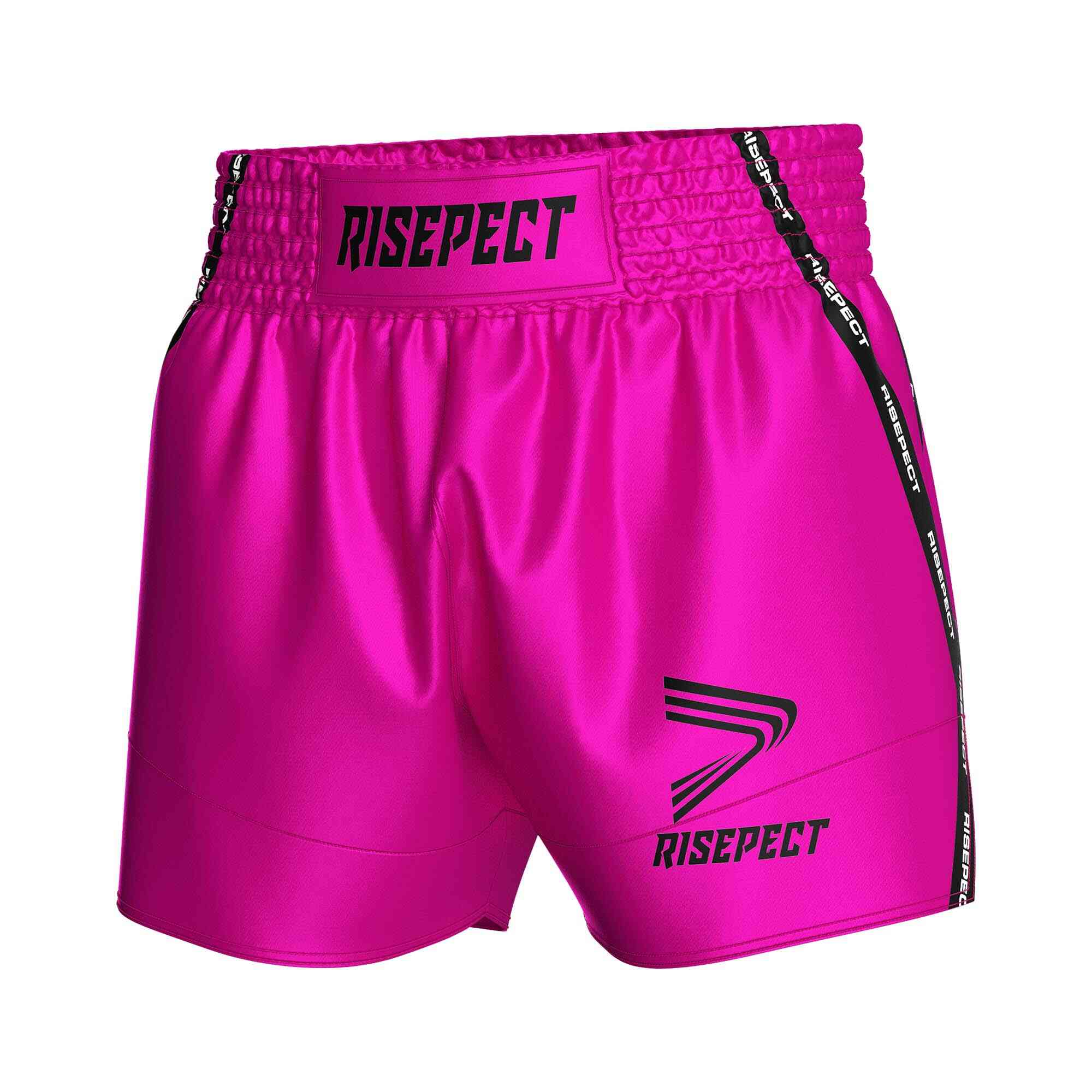 
                Rose red popular Muay Thai shorts wholesale Rise Muay Thai shorts