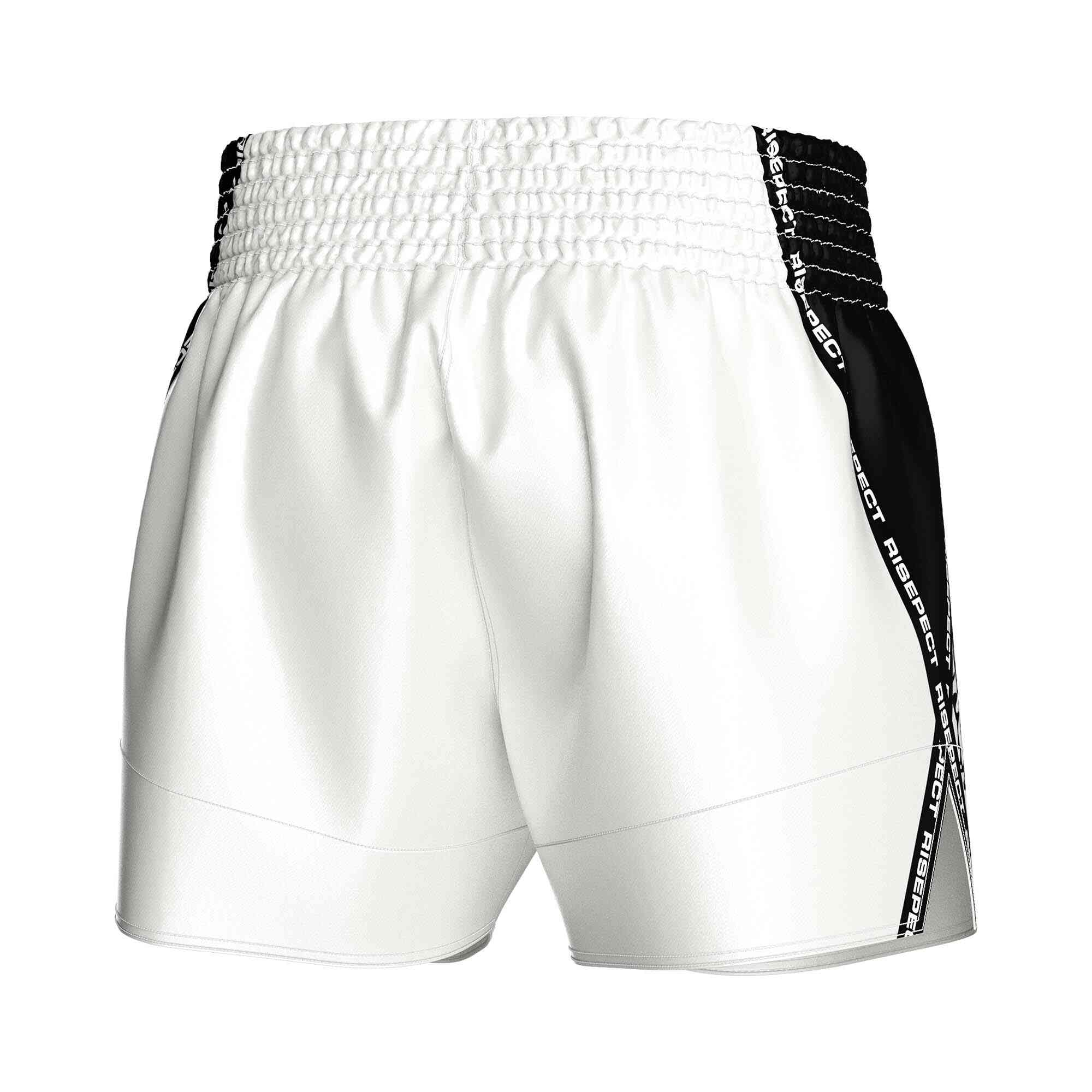 
                White tiger sublimated popular Muay Thai shorts Rise Muay Thai shorts