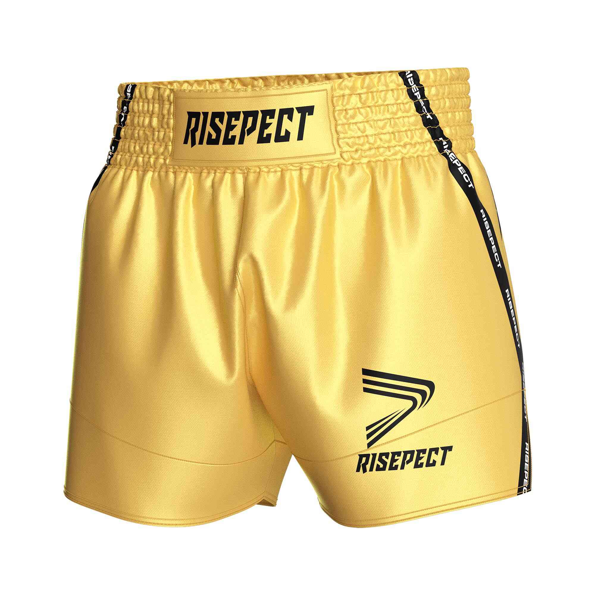 
                Yellow popular Muay Thai shorts wholesale Rise Muay Thai shorts