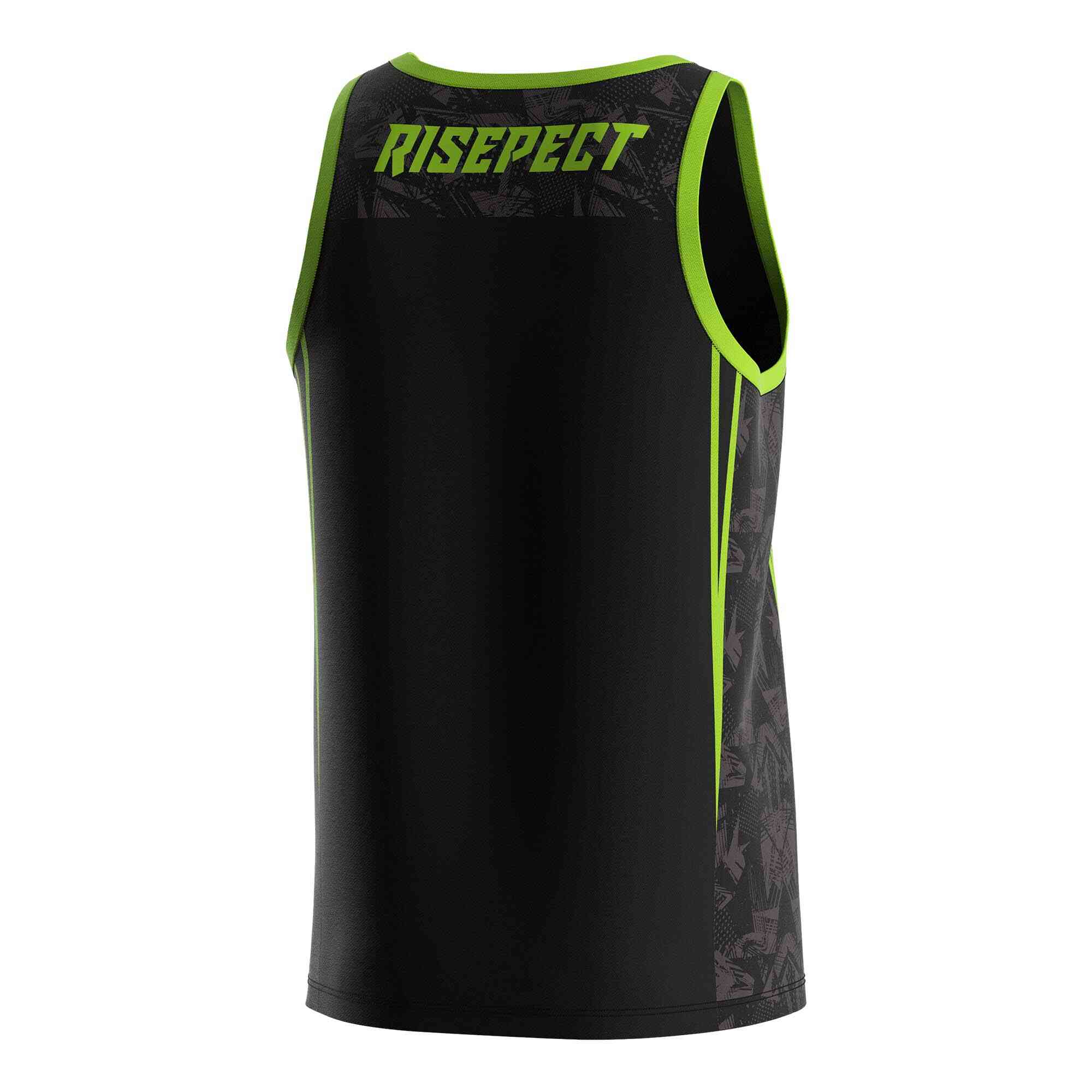 
                Green five-star Muay Thai singlet wholesale tank top Rise
