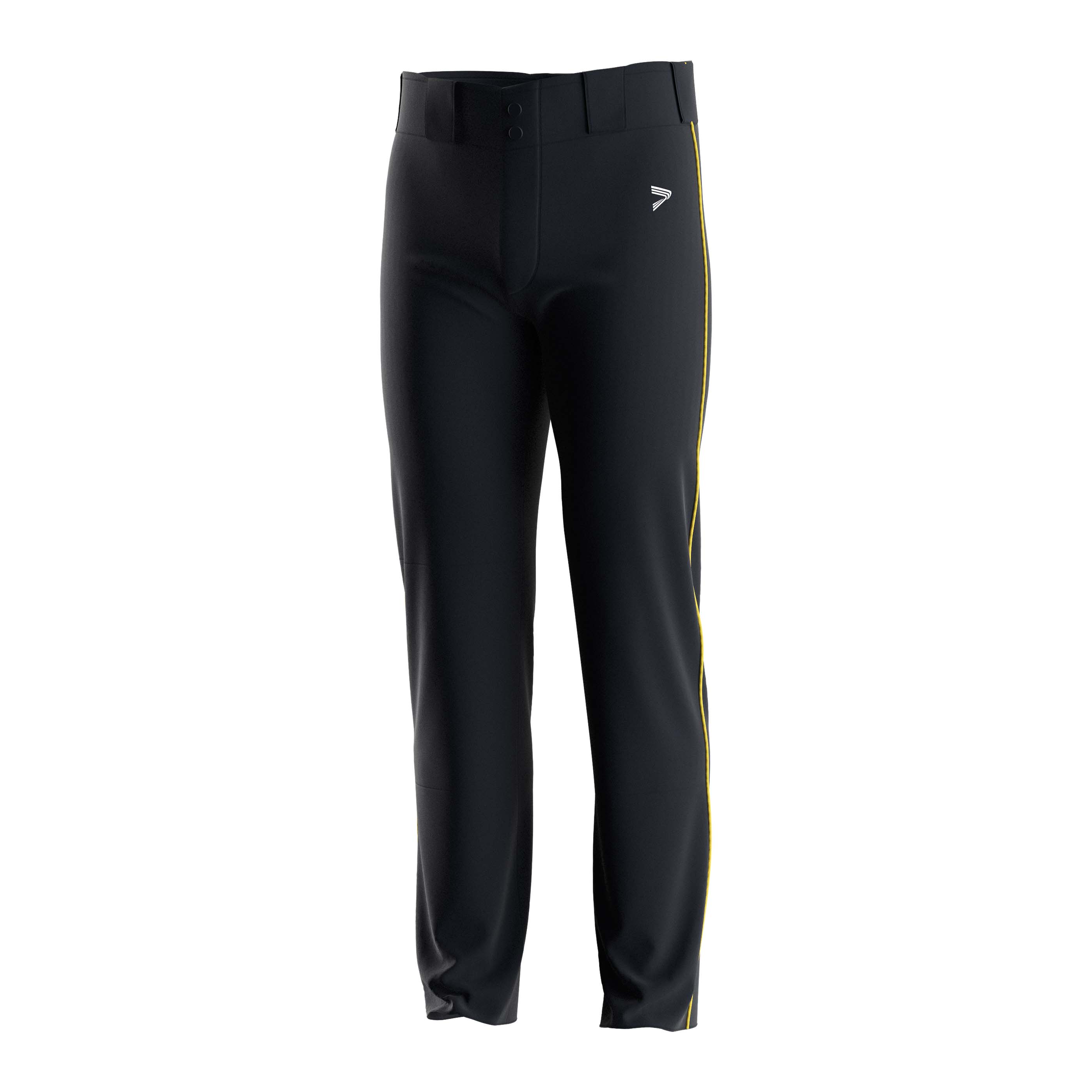 
                Custom softball pants black straight baseball pants Rise baseball uniform