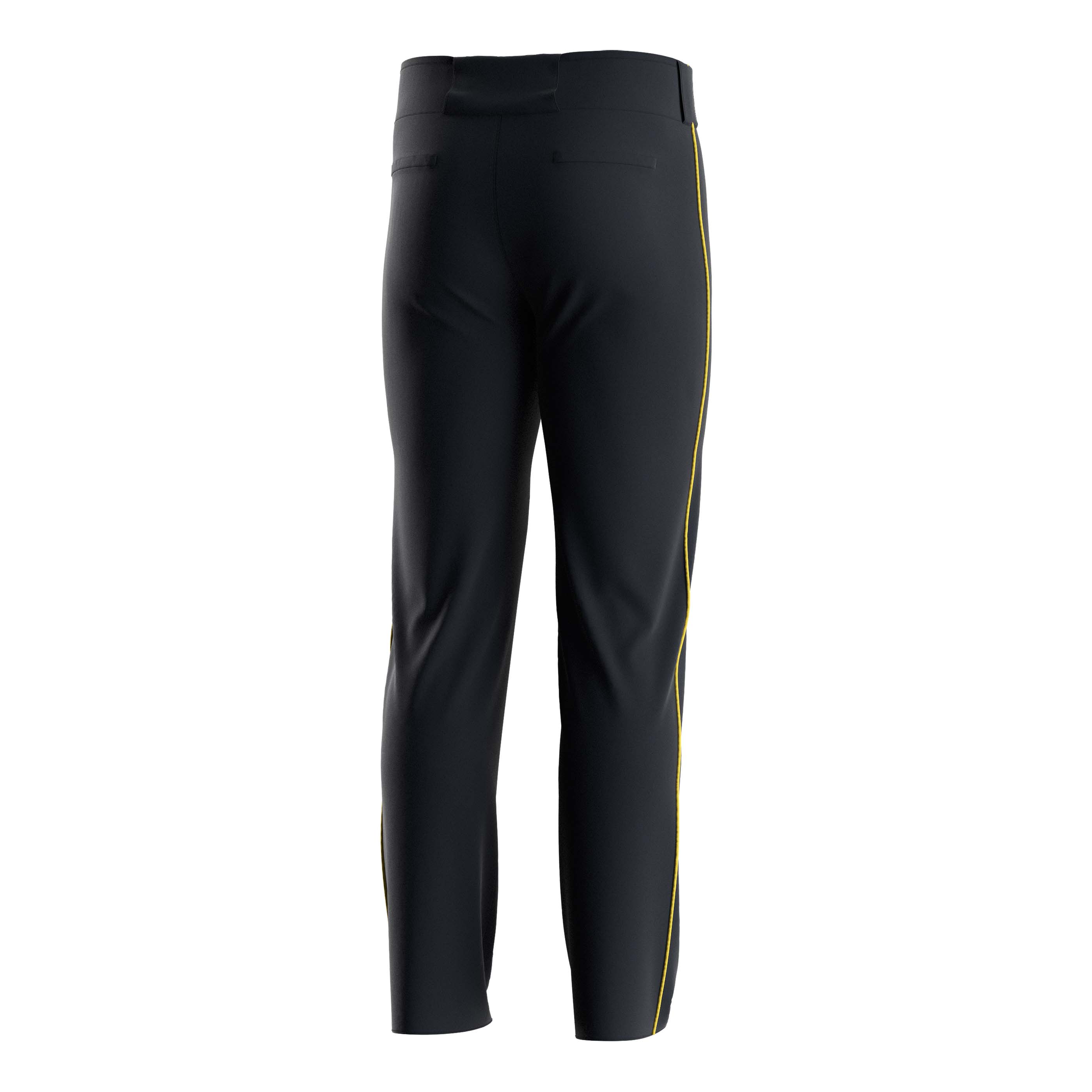 
                Custom softball pants black straight baseball pants Rise baseball uniform