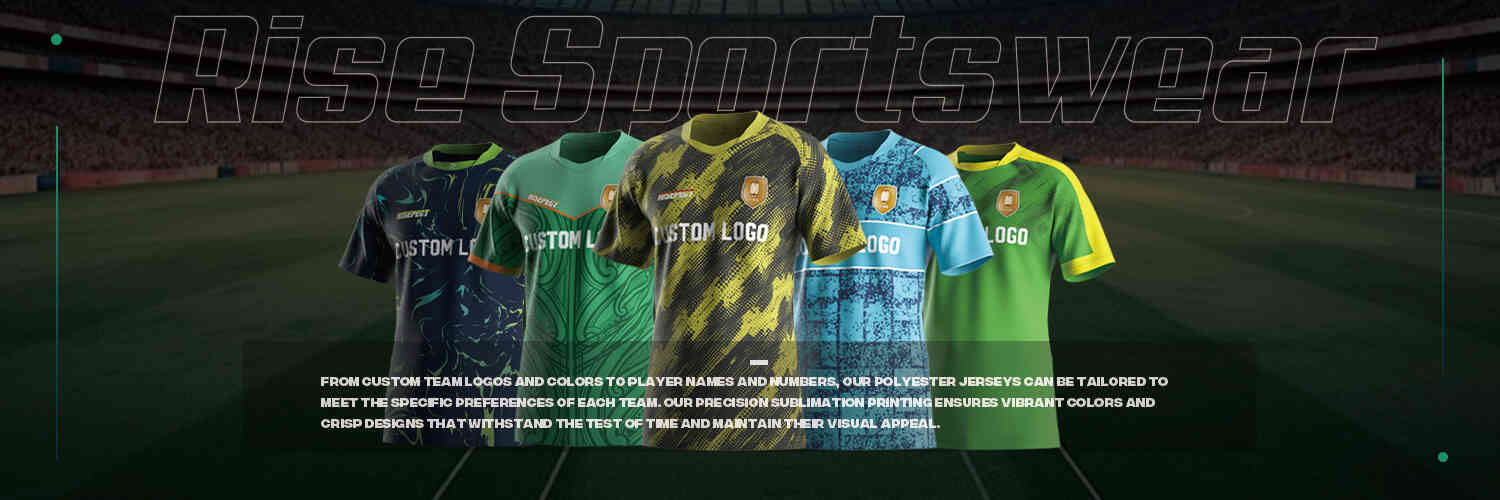 From custom team logos and colors to player names and numbers, our polyester jerseys can be tailored to meet the specific preferences of each team. Our precision sublimation printing ensures vibrant colors and crisp designs that withstand the test of time and maintain their visual appeal.