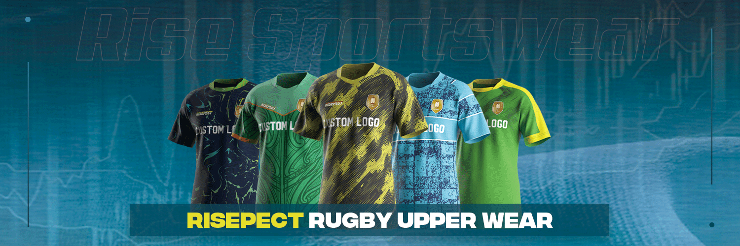 Rise Sportswear RISEPECT Rugby upper wear: breathability, moisture-wicking, and durability. OEM/ODM/OBM, wholesale / custom