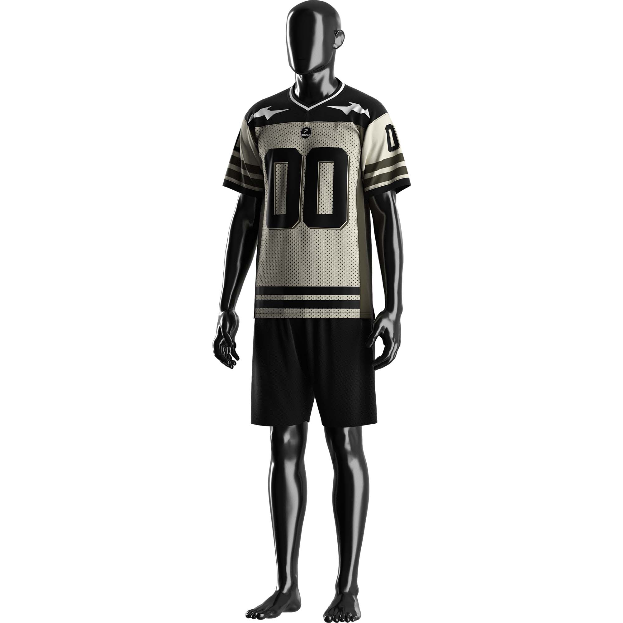 
                Gray Mesh American Football Jerseys Wholesale B2B Game Tops