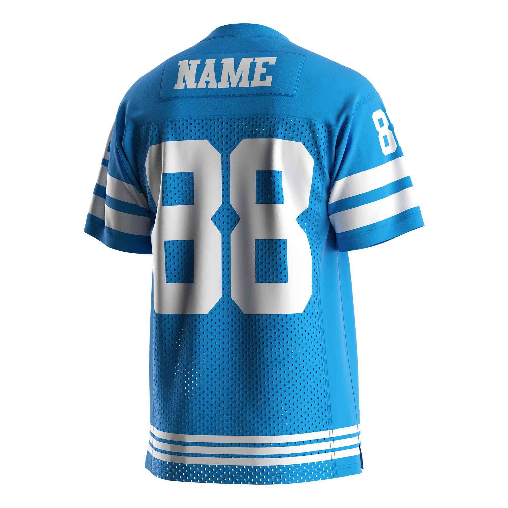 
                Sky blue American football shirts mesh shirts wholesale 88 RISEPECT