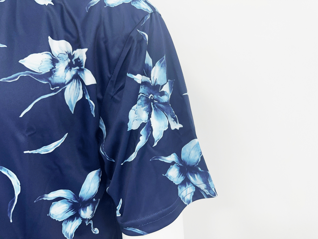 Sleeve design Sublimation Shirt Couple Beach Wear Hawaiian Style Shirts