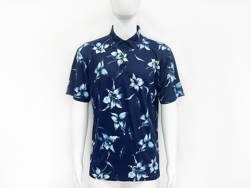 Zoom in Sublimation Shirt Couple Beach Wear Hawaiian Style Shirts front