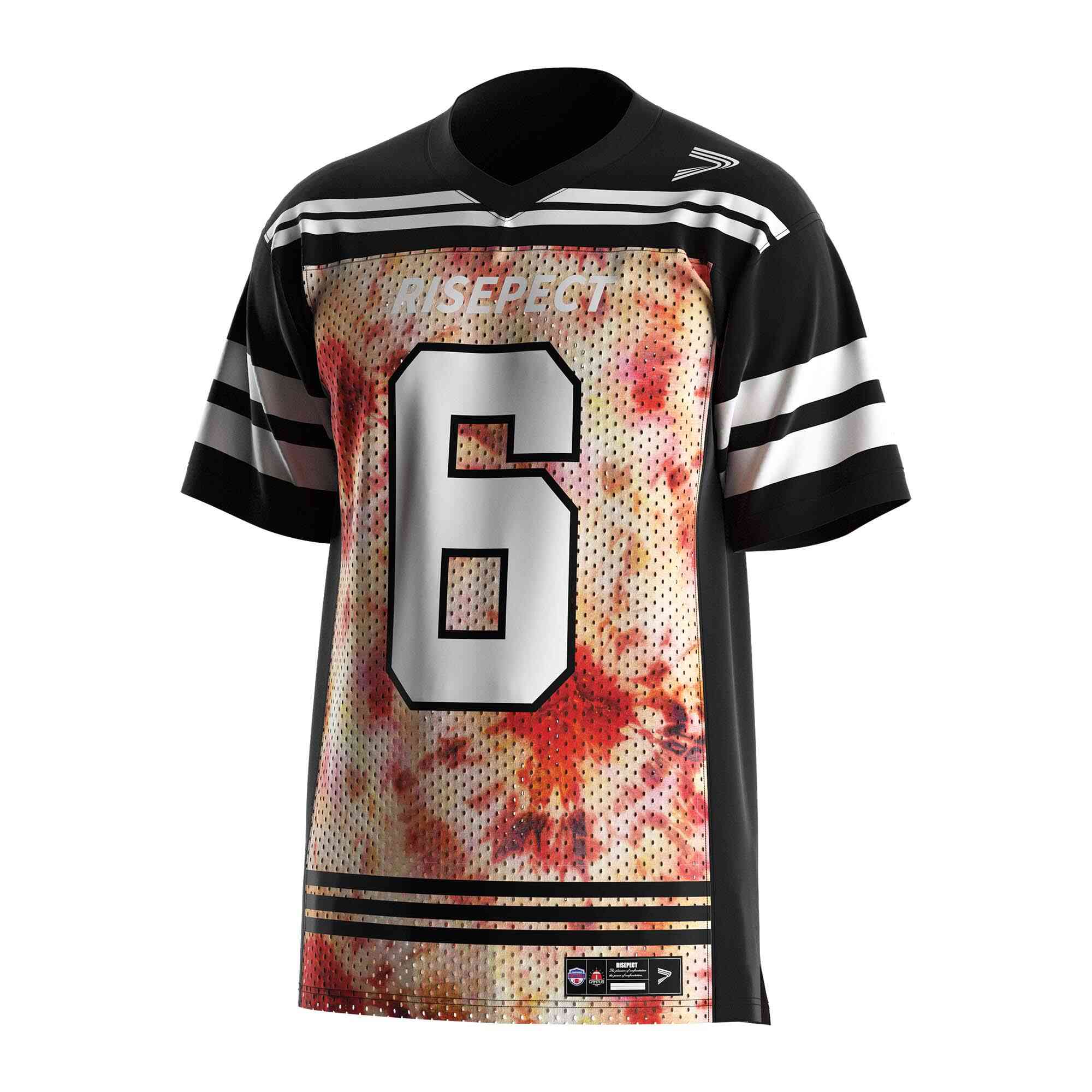 Orange Camo Street Loose Jersey