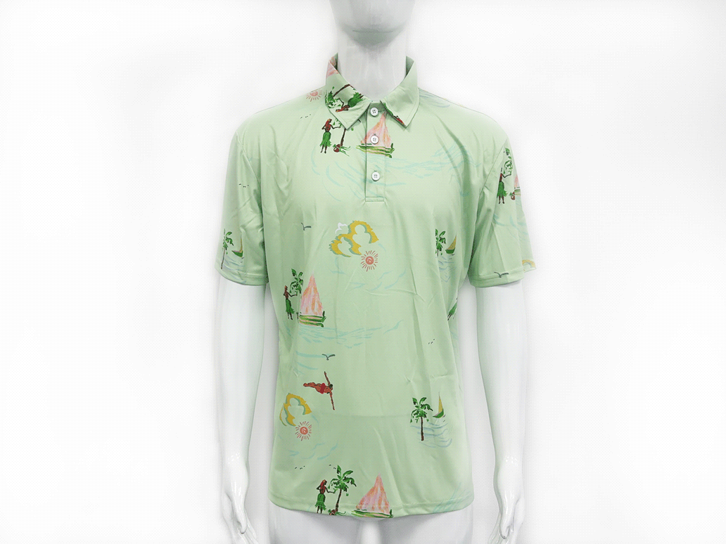 Zoom in "Mens Plain Shirts Beach Wear Casual Hawaiian Shirt Men" front view
