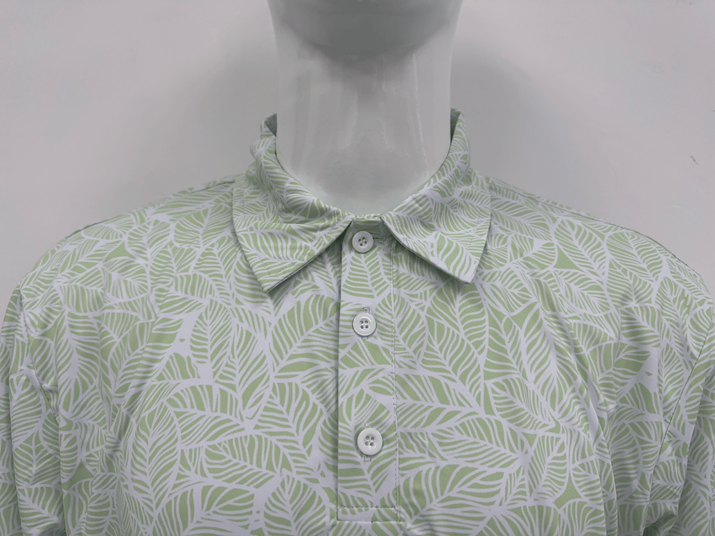 Collar designs "Oversized Beach Wear Luxury Hawaiian Shirt Manufacturer" front view